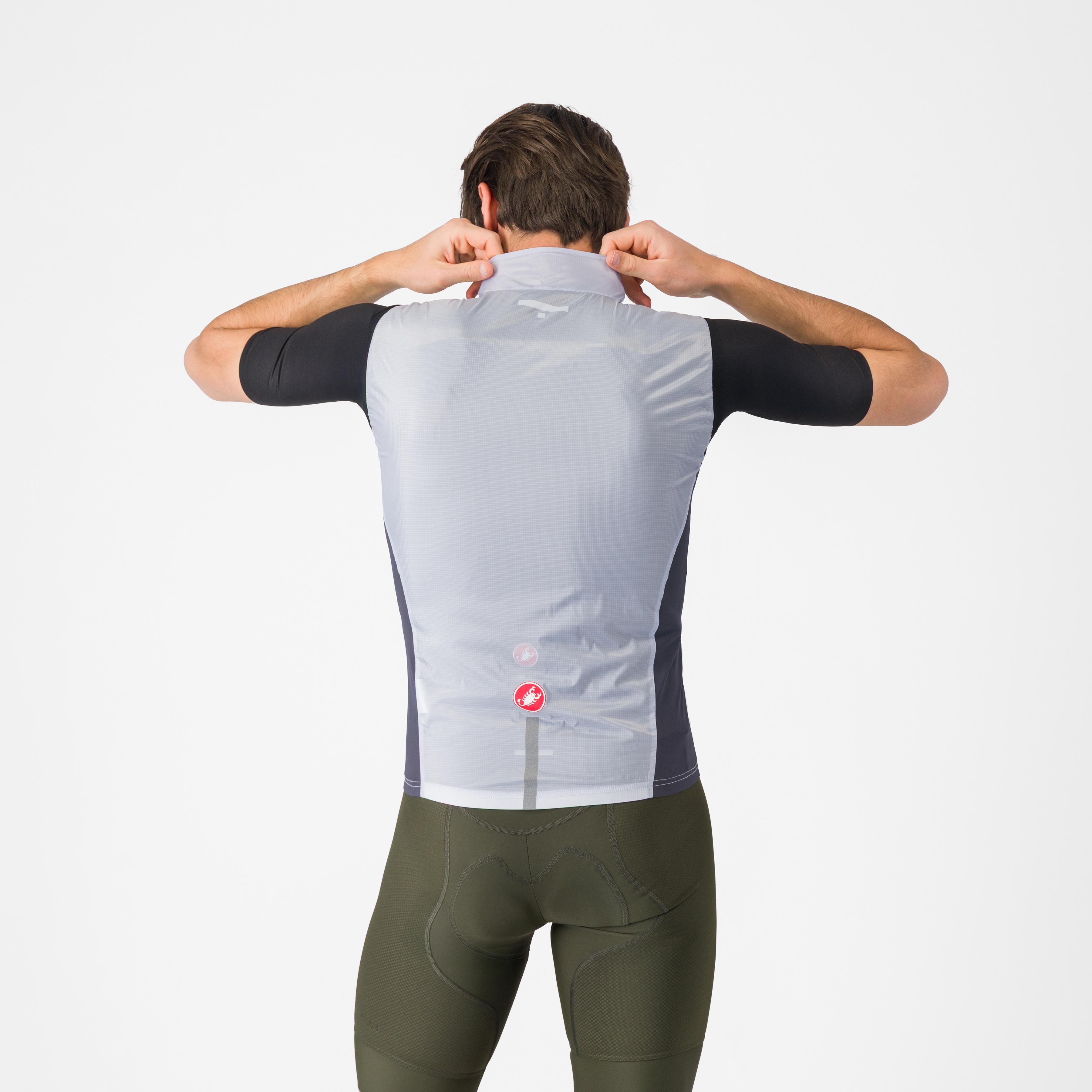 Squadra stretch vest - silver gray/dark gray - castelli