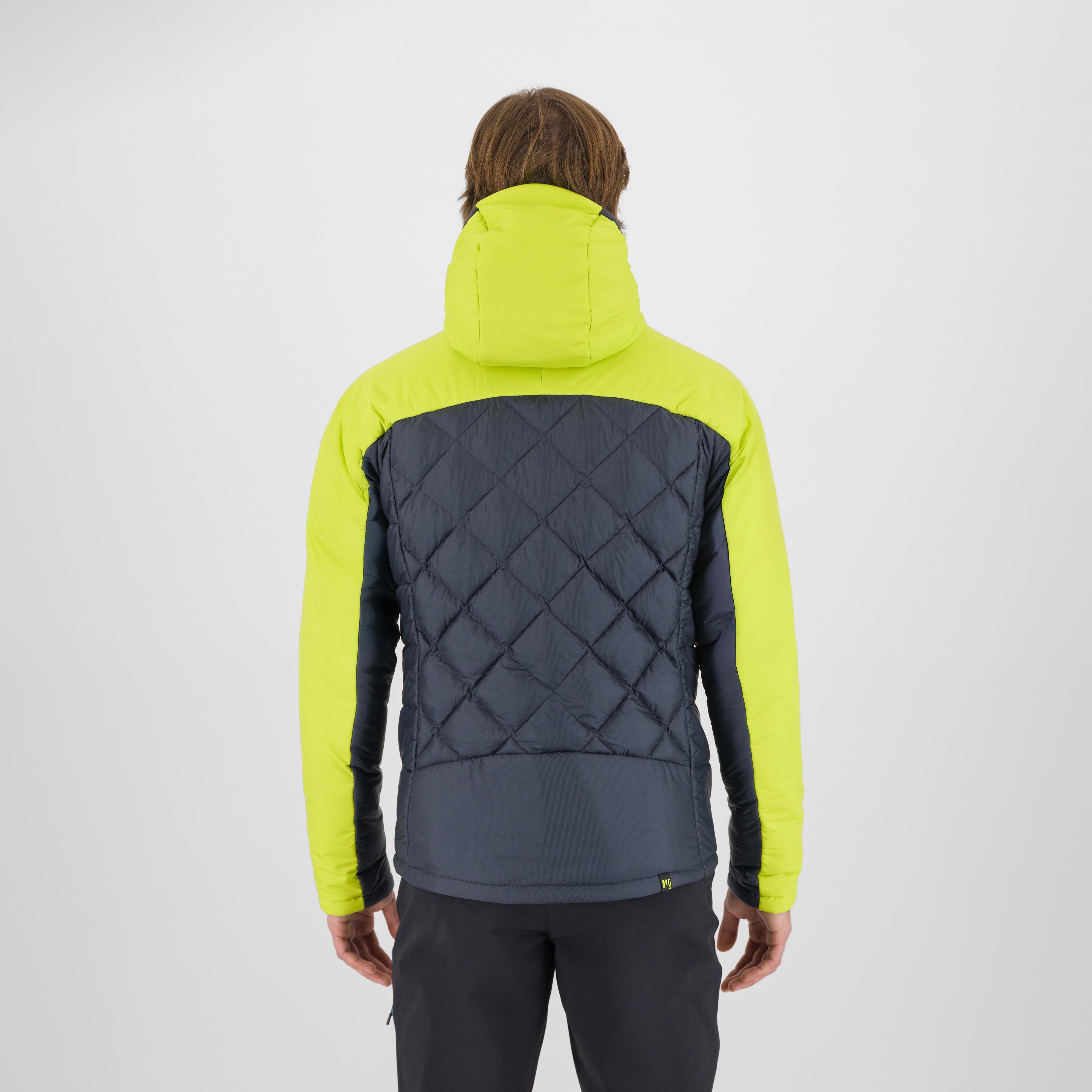 Lastei up jacket - woodl.gray/acid lime - karpos