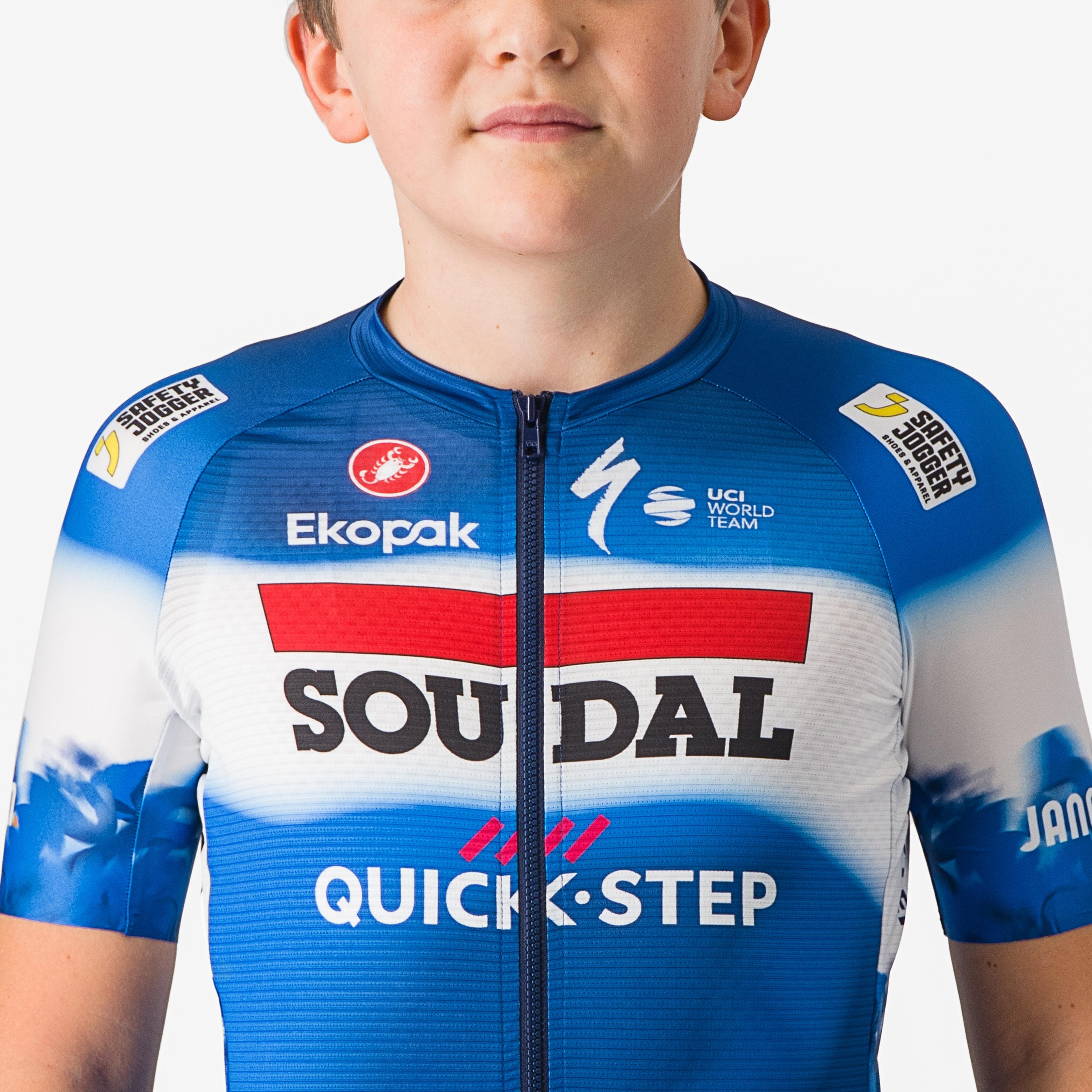 Aero kid jersey - ceramic blue/white - castelli