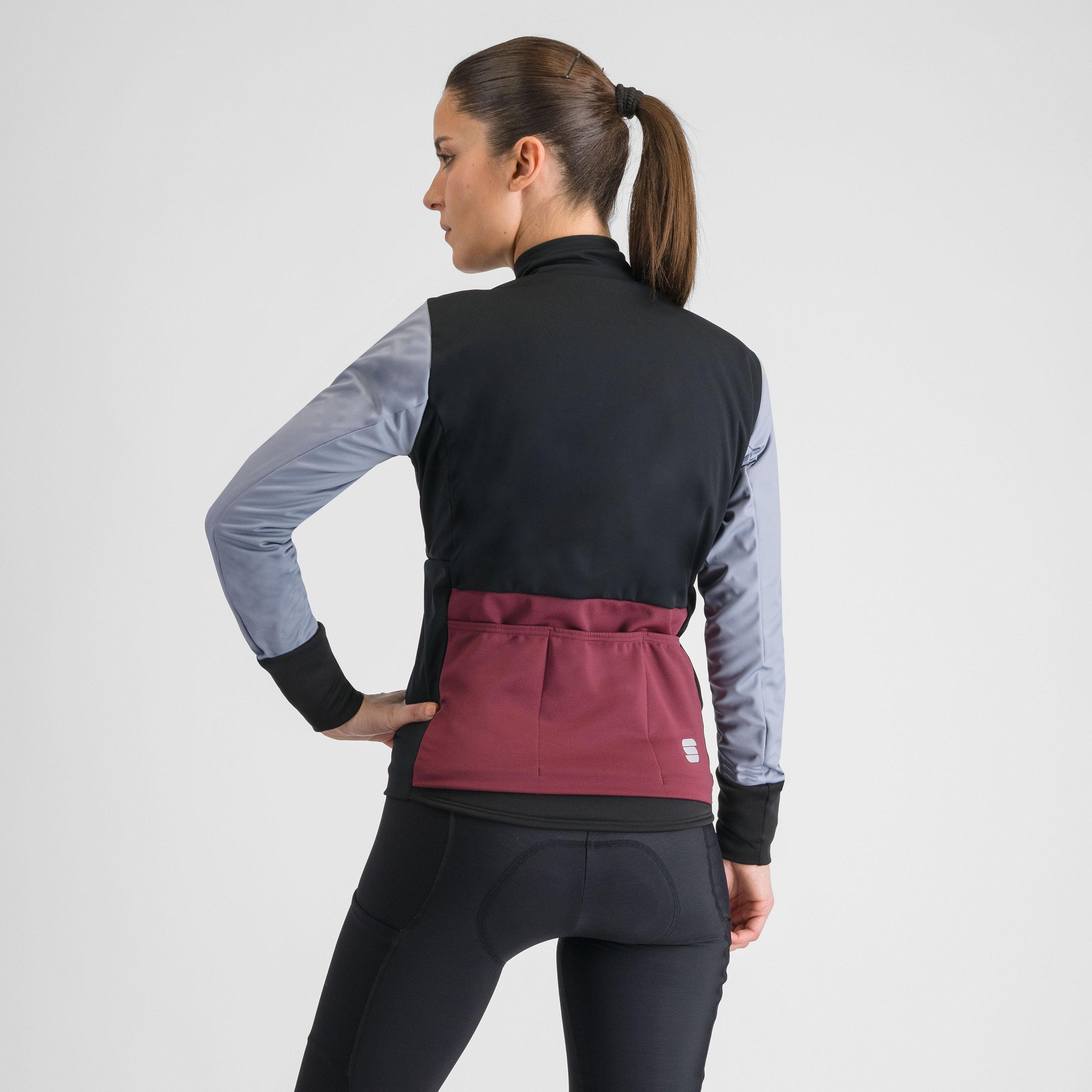 Supergiara w jacket - black cement violet - sportful