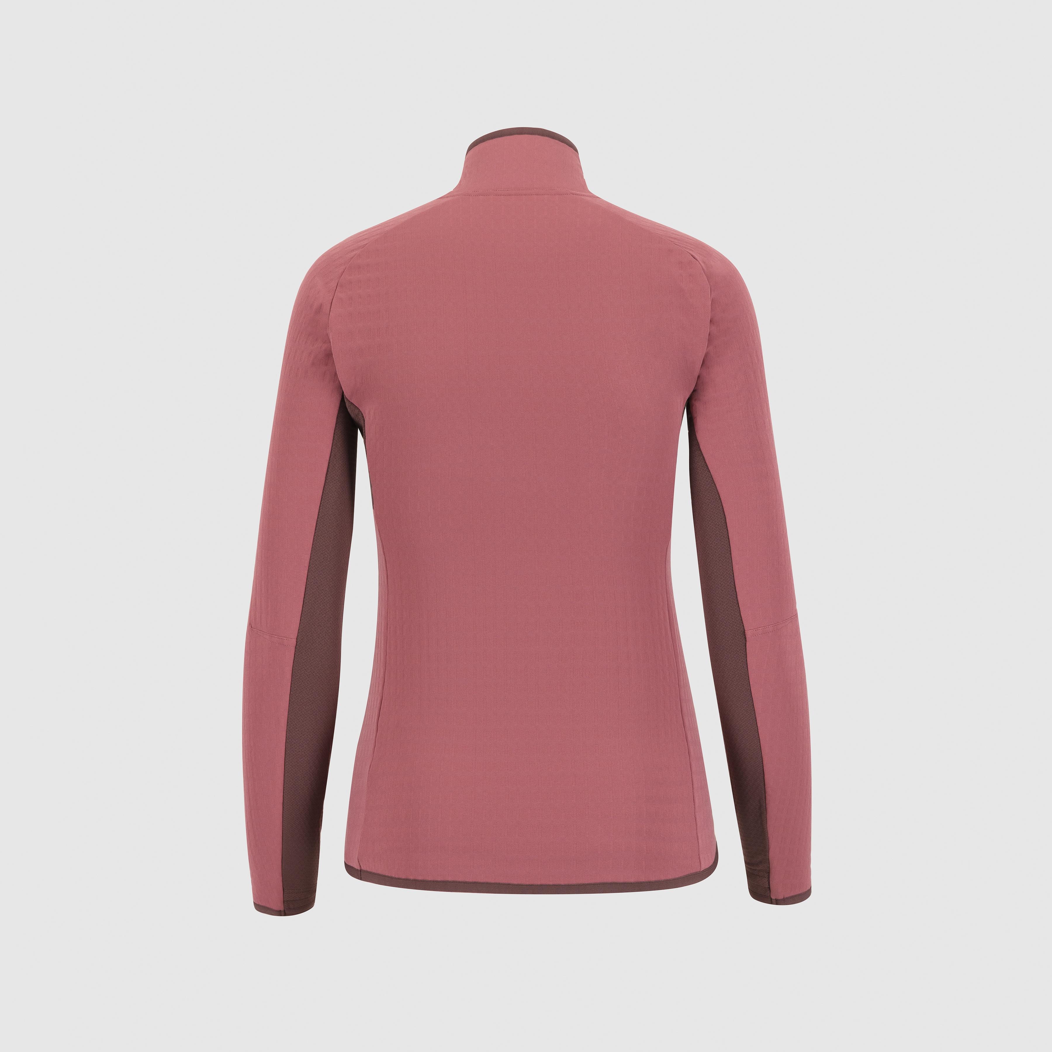 Marmolada w fleece anorak - deco rose/huckleberry - karpos