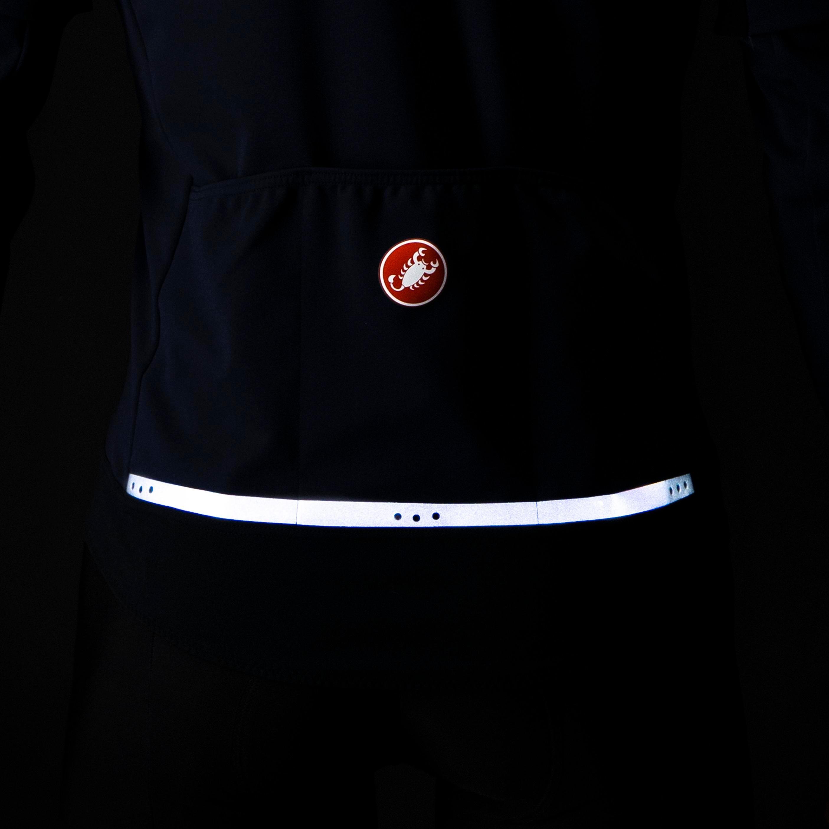 Perfetto ros 2 convertible jacket - savile blue/silver gray - castelli