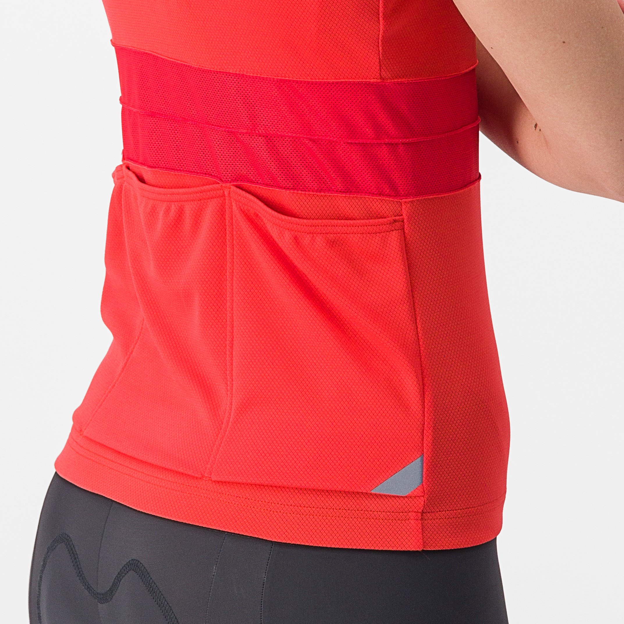 Anima 4 sleeveless - hibiscus/soft orange - castelli