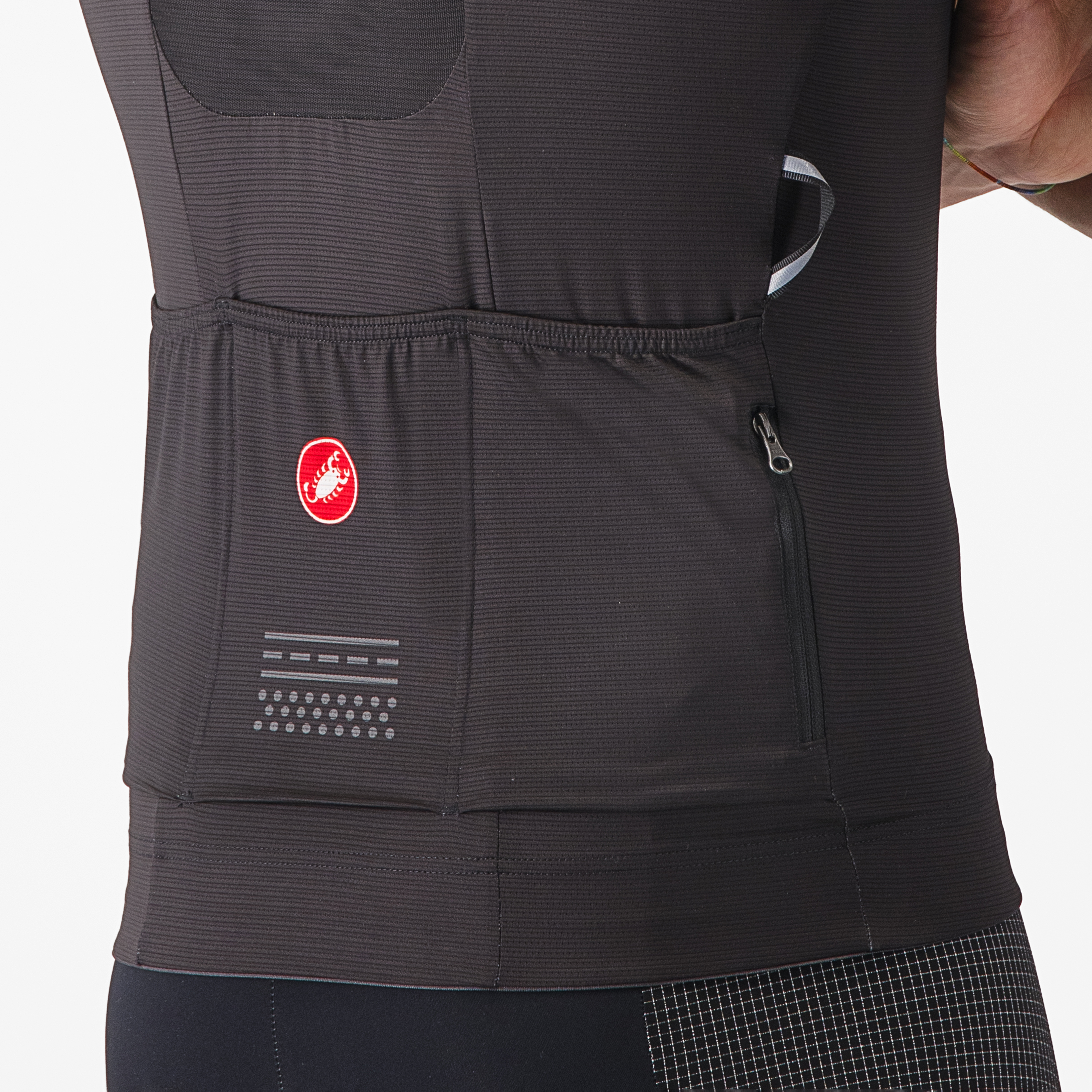 Unlimited pro jersey - light black - castelli