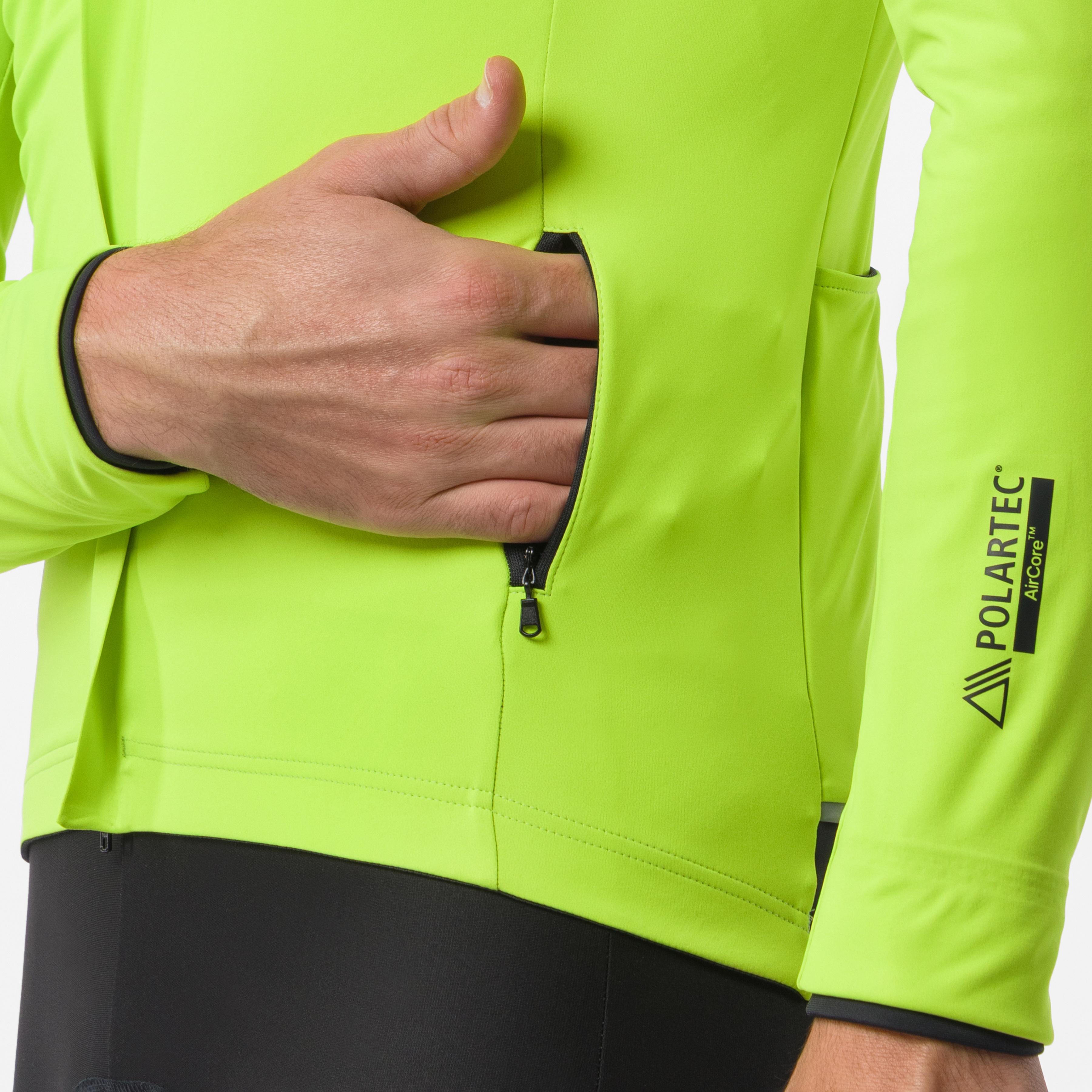 Alpha 150 jacket - electric lime/black - castelli