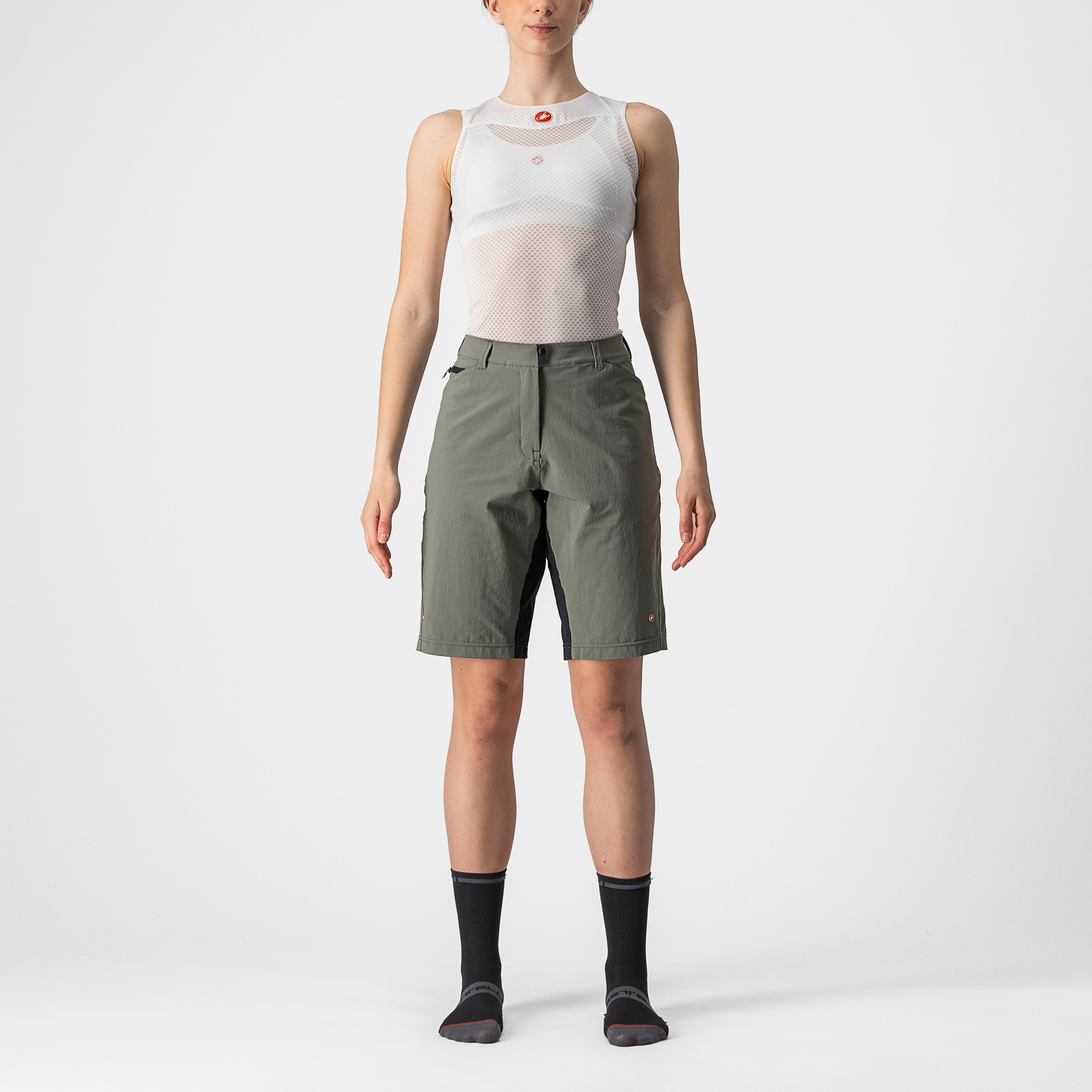 Unlimited w baggy short - forest gray - castelli