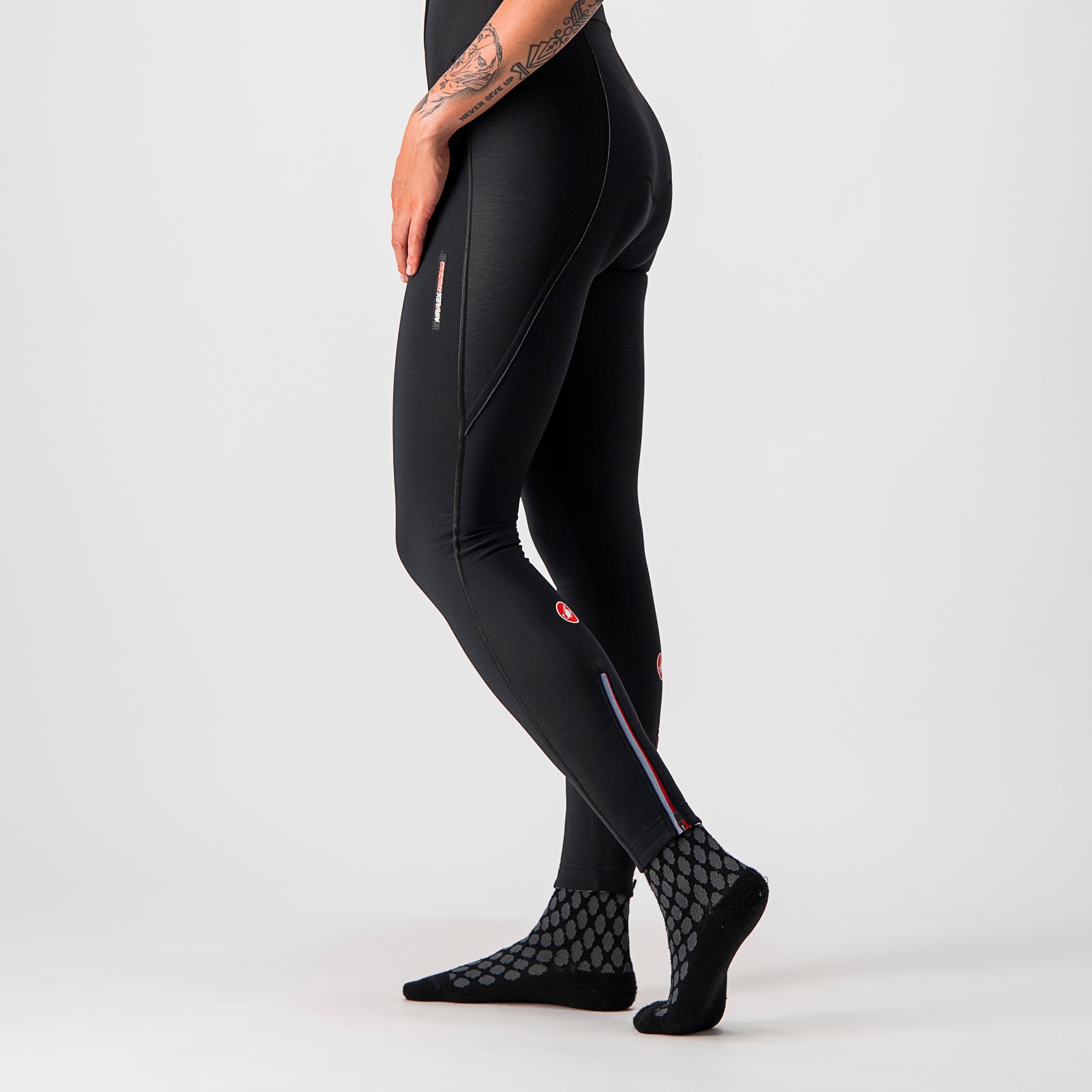 Meno wind w bibtight - black - castelli