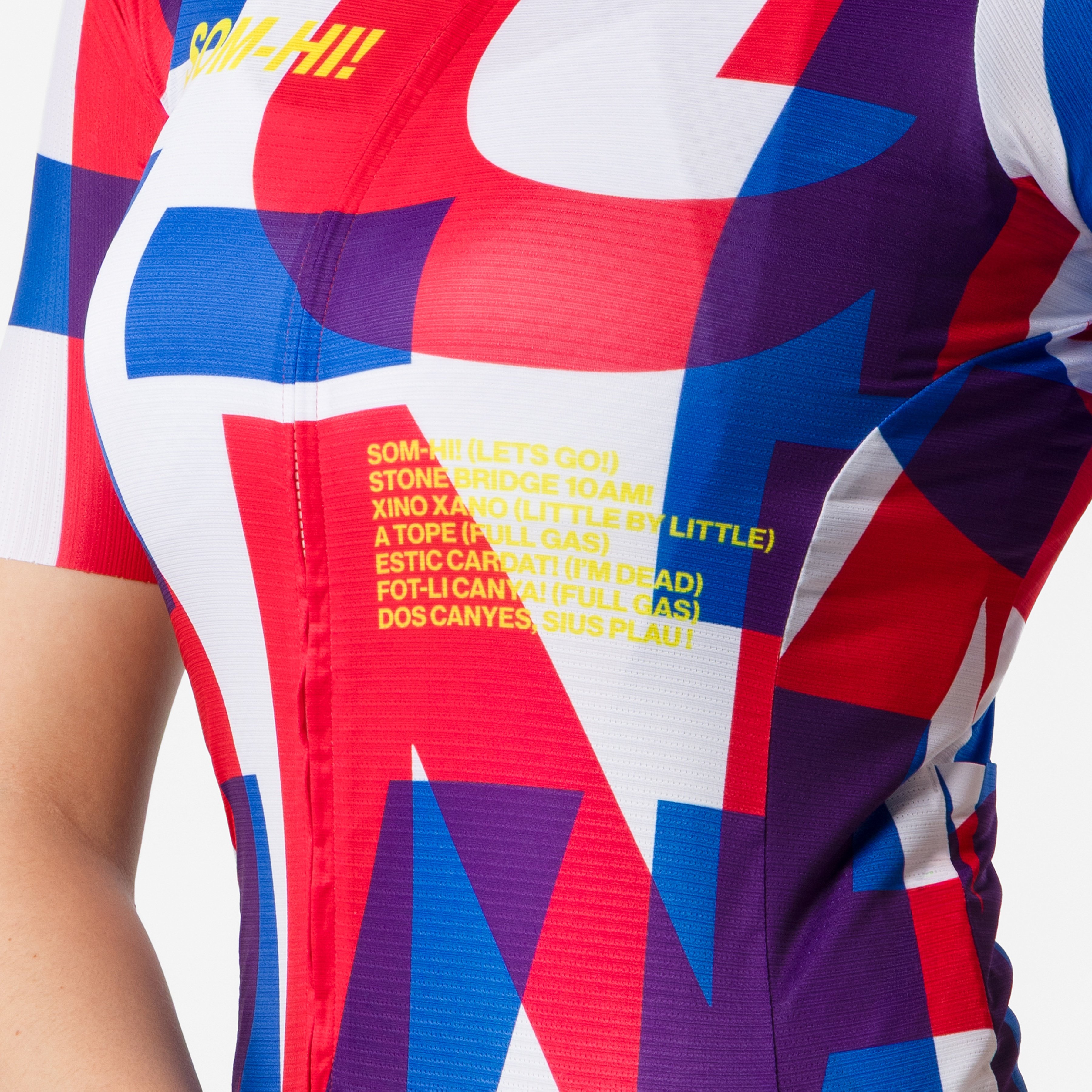 Espresso 2 w jersey - white zip - castelli
