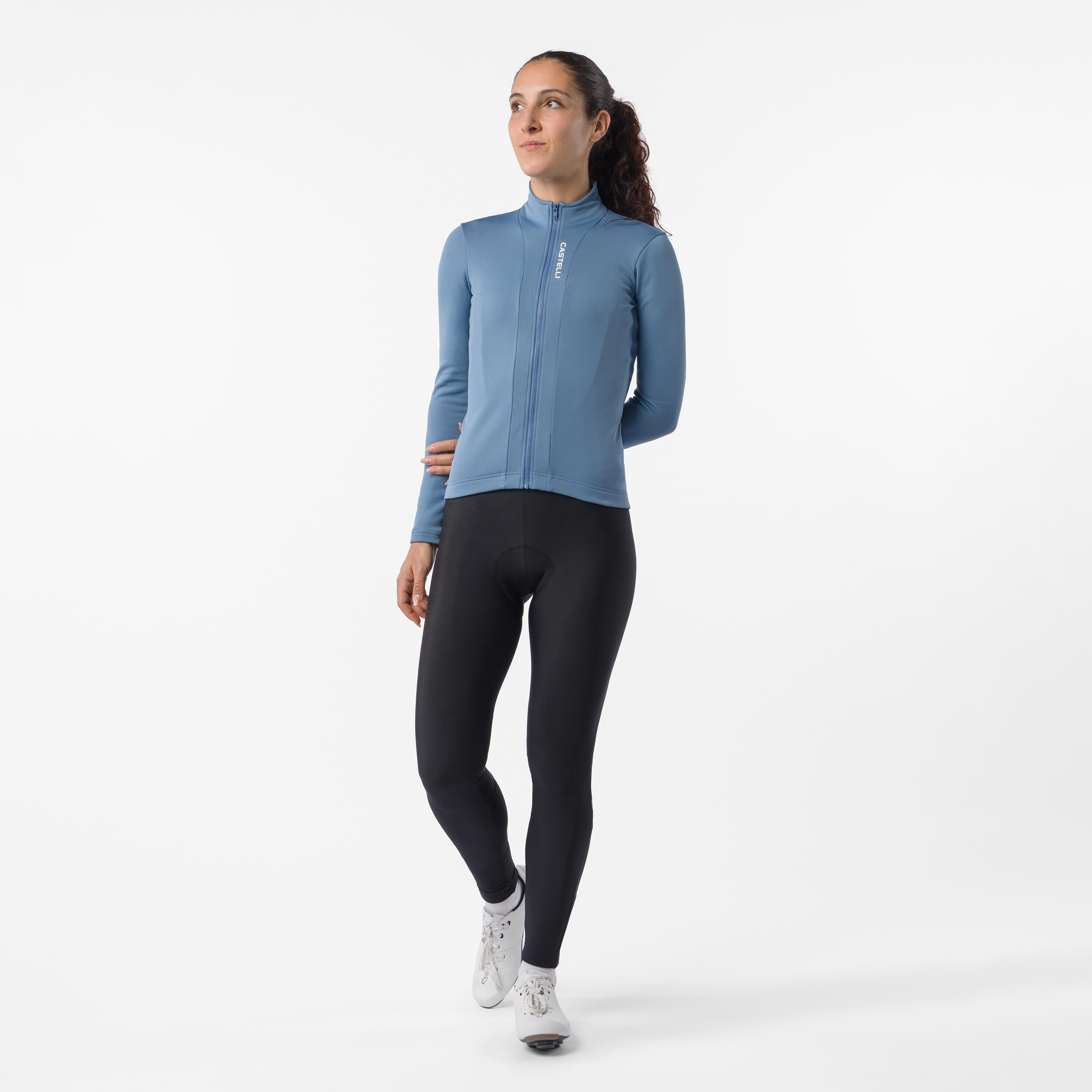 Sinergia 3 jersey fz - steel blue - castelli