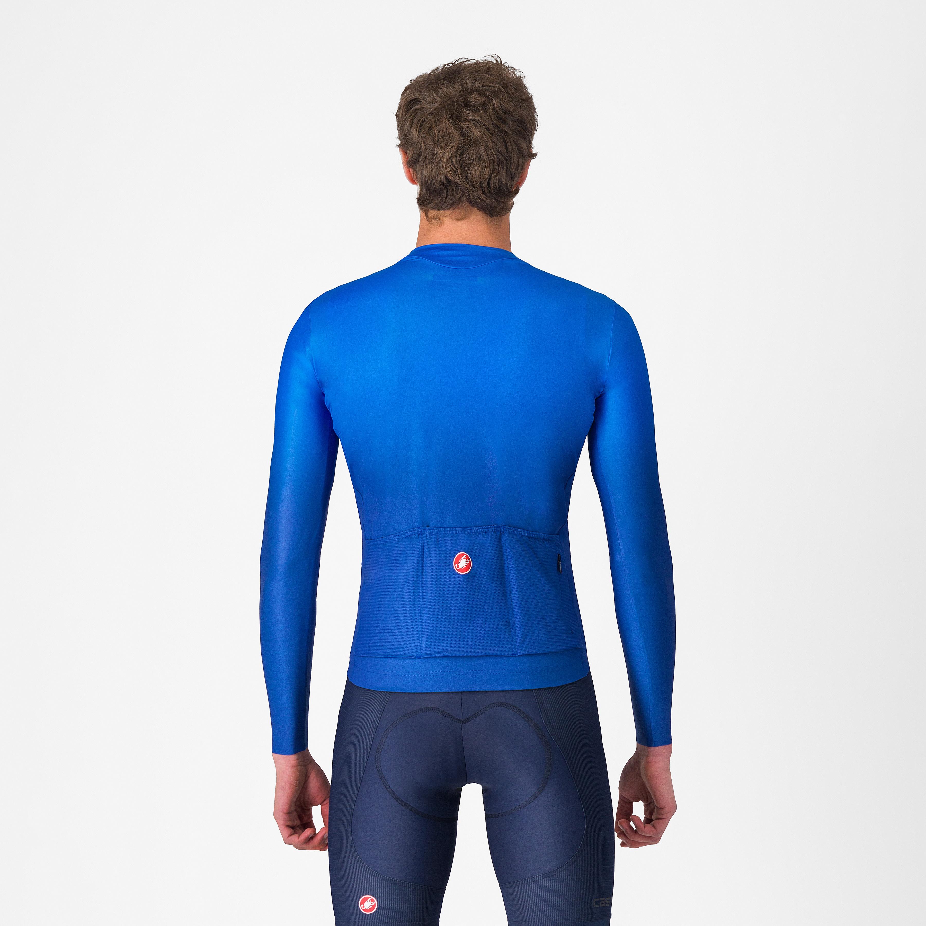 Upf long sleeve jersey - azzurro italia - castelli