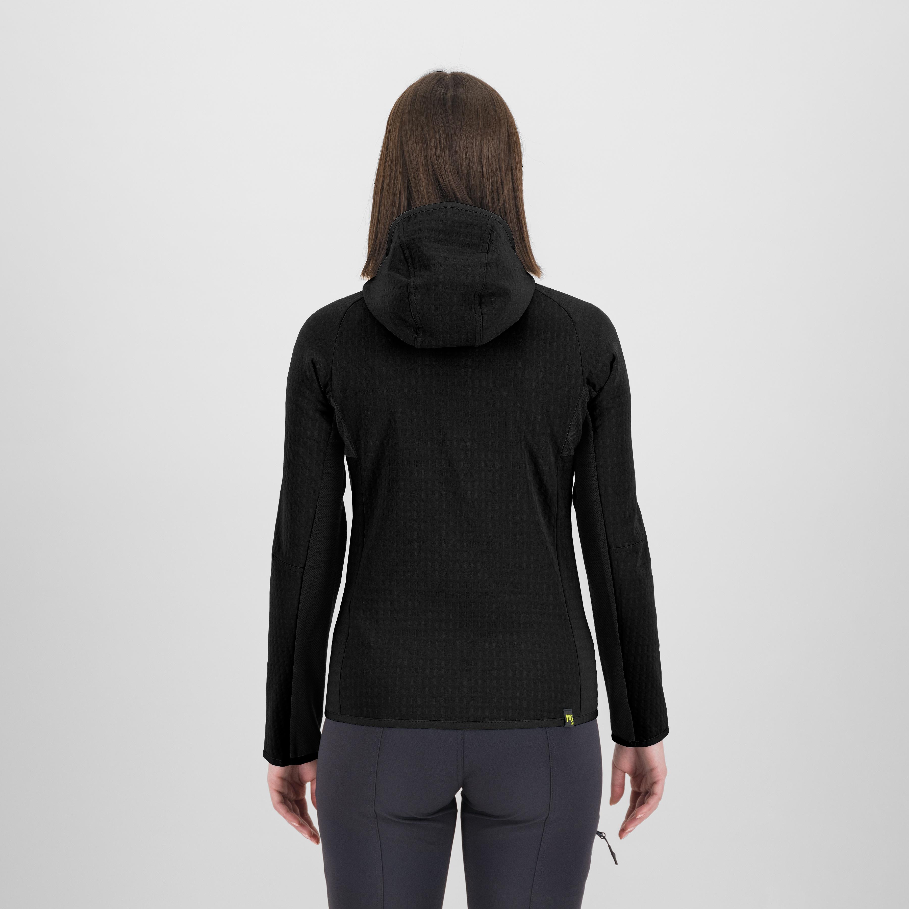 Marmolada hoodie w fleece - black - karpos