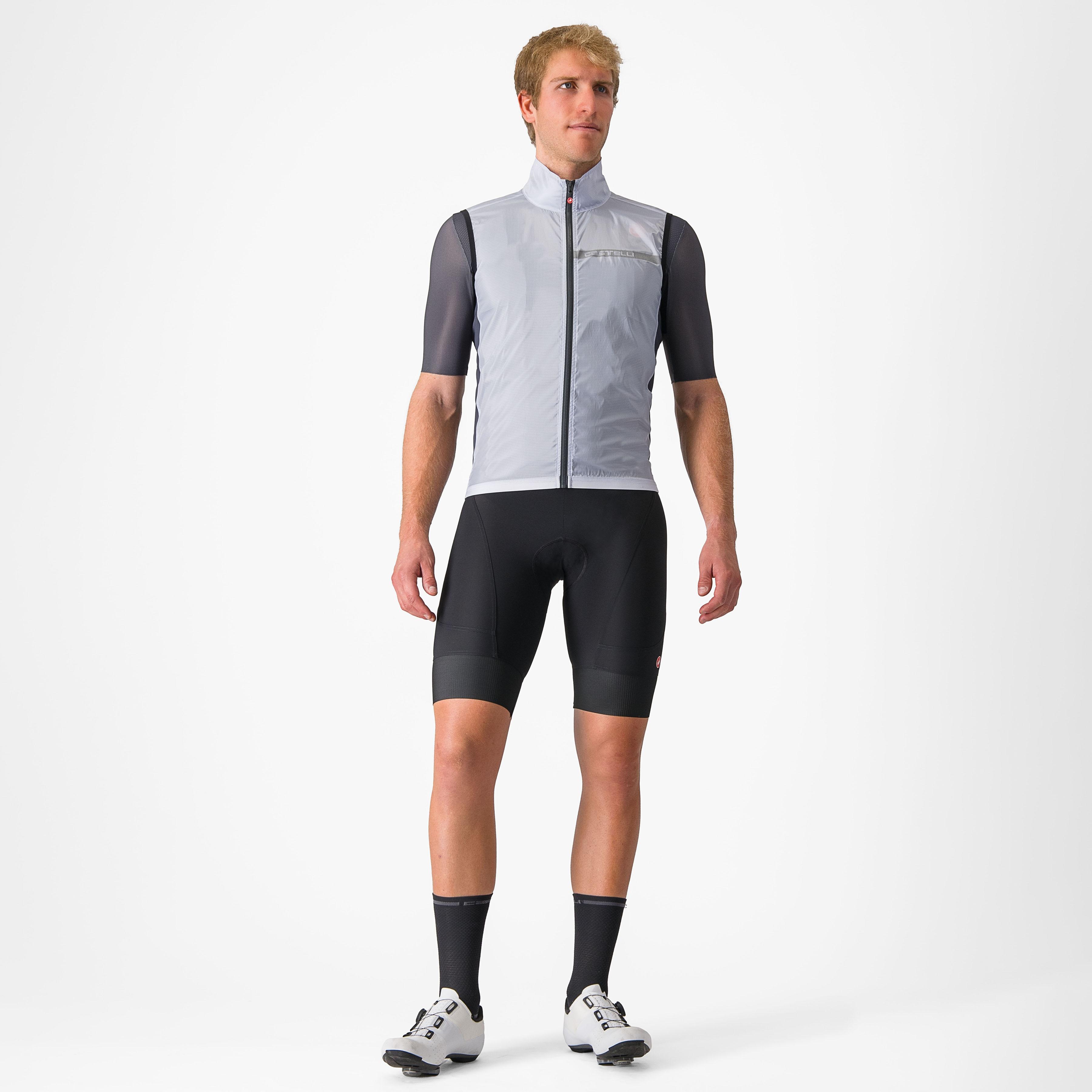 Squadra stretch vest - silver gray/dark gray - castelli