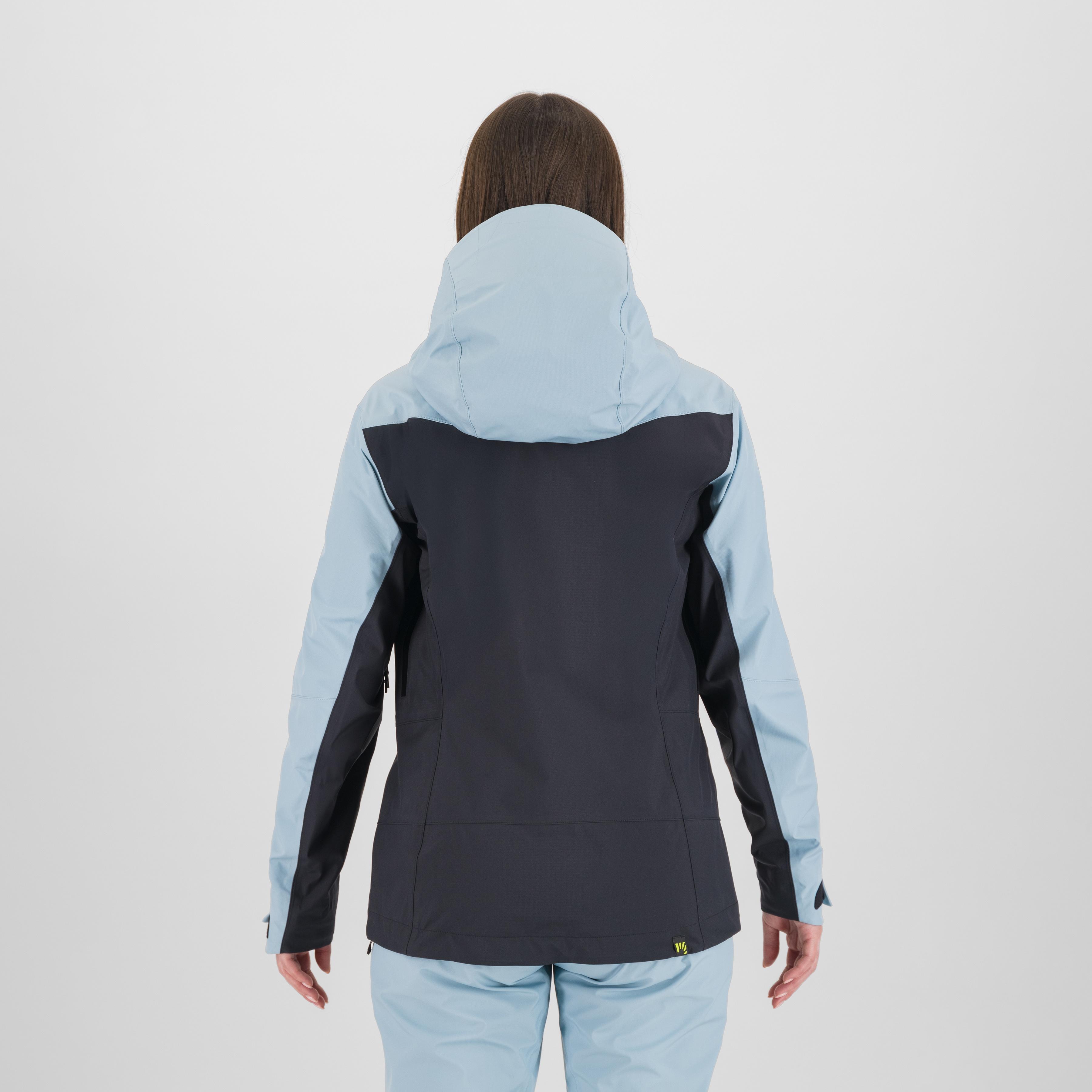 Midi shell w jacket - black/forget - karpos