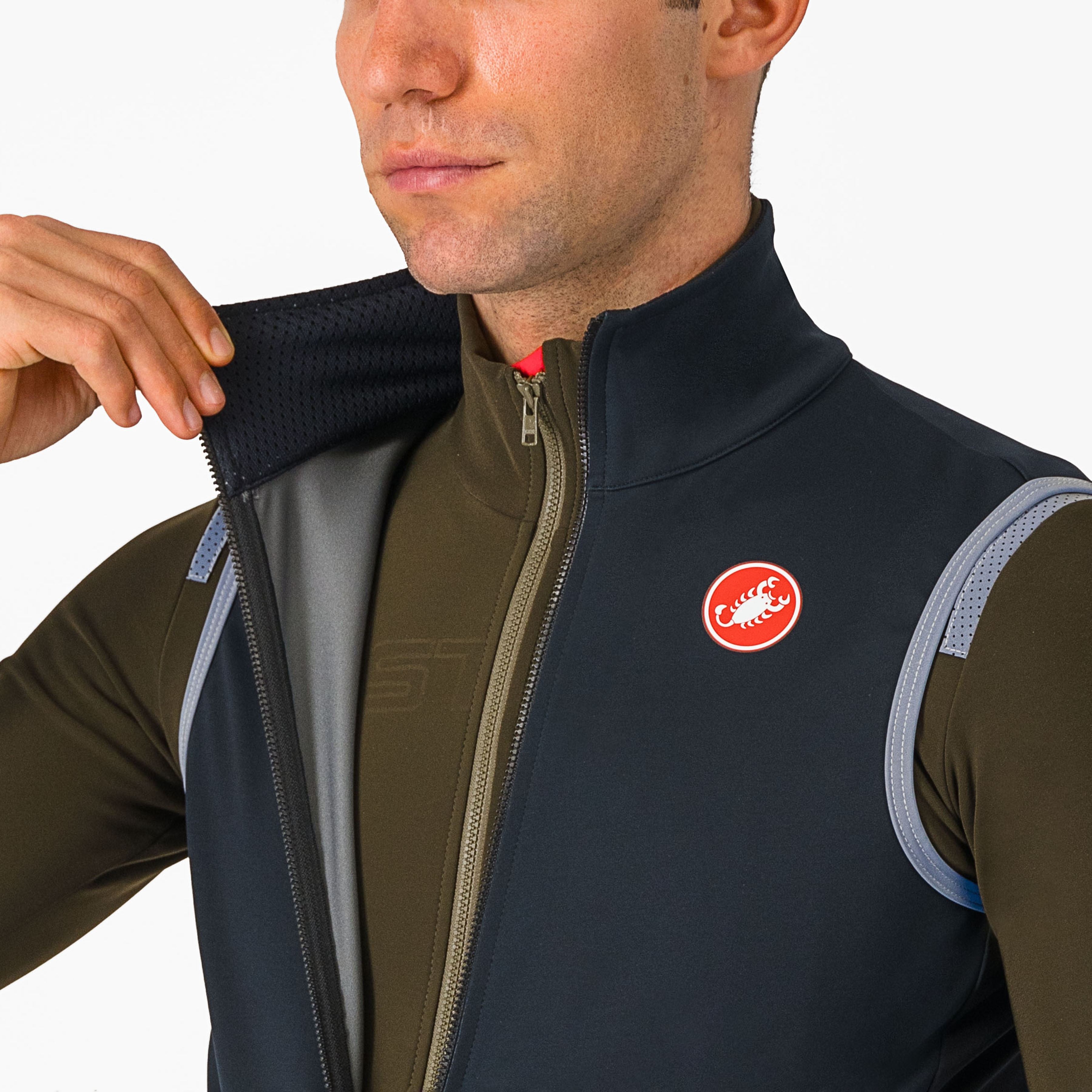Perfetto ros 2 vest - light black - castelli