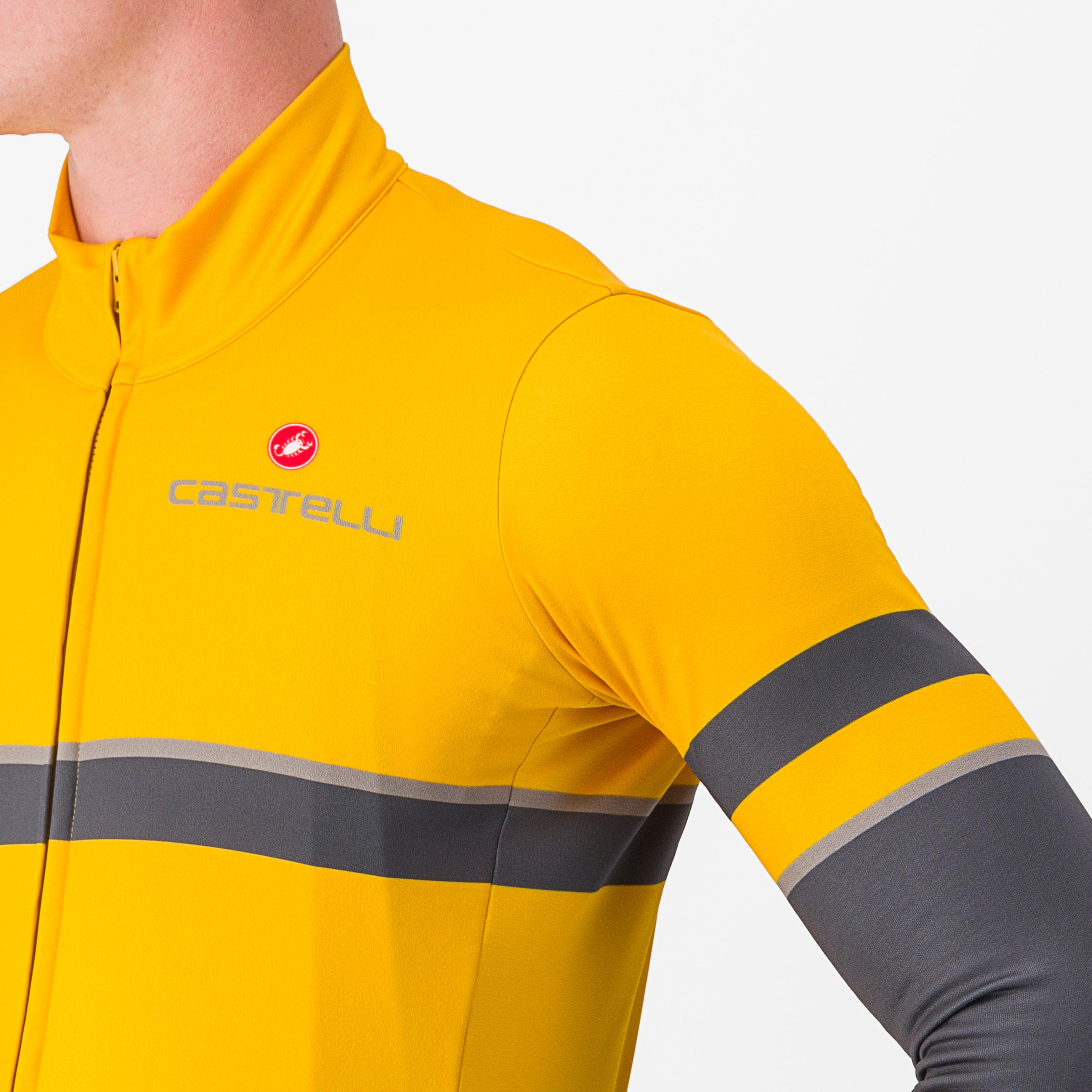 Retta ls jersey - goldenrod/dark gray - castelli