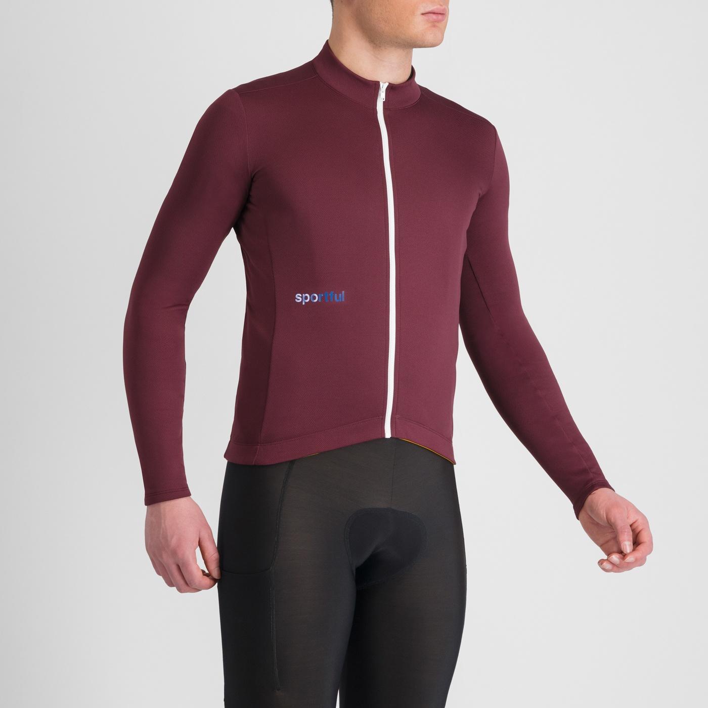 Classic thermal jersey - deep bordeaux - sportful