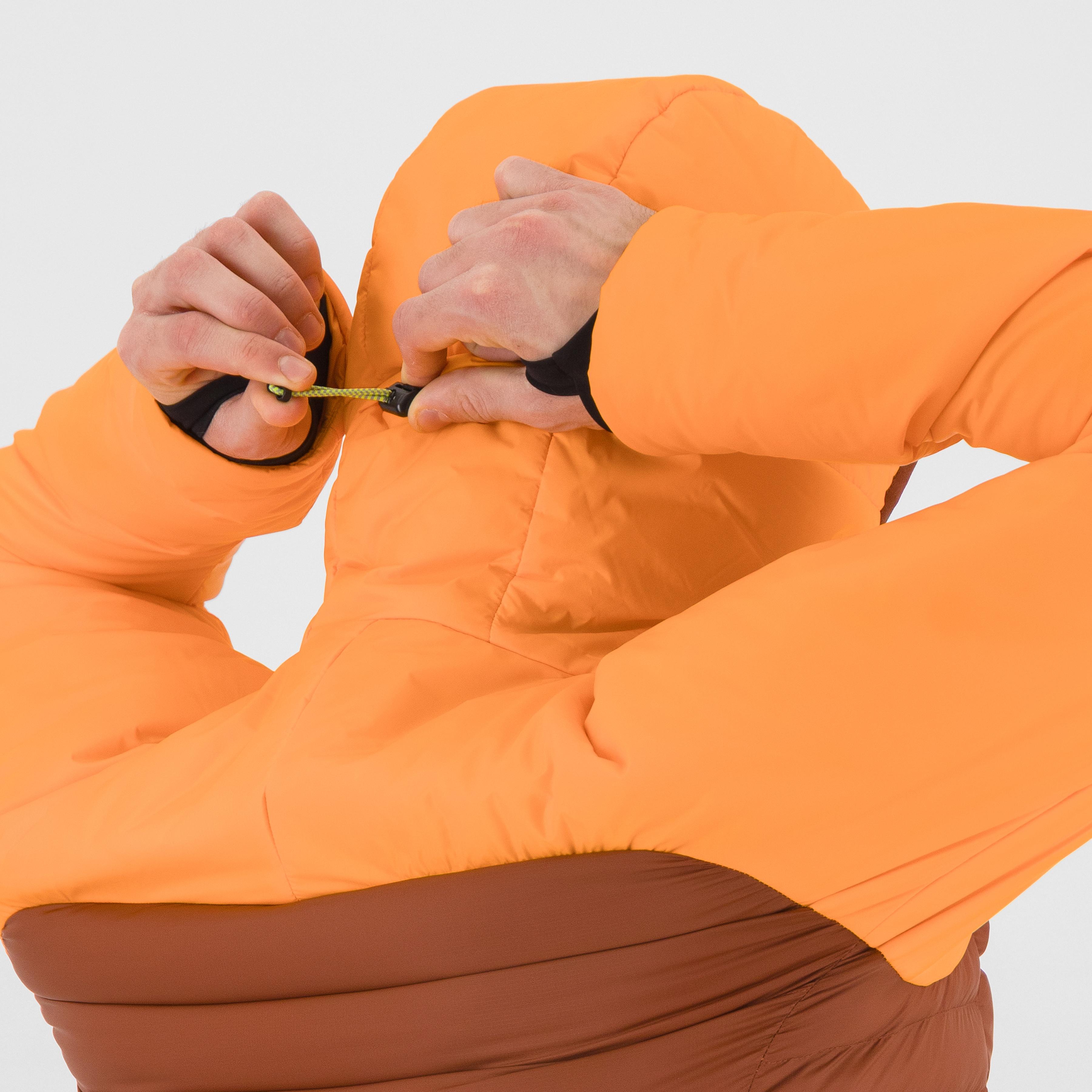 Sass d'ortiga hoodie jacket - mahogany/vibr.orange - karpos