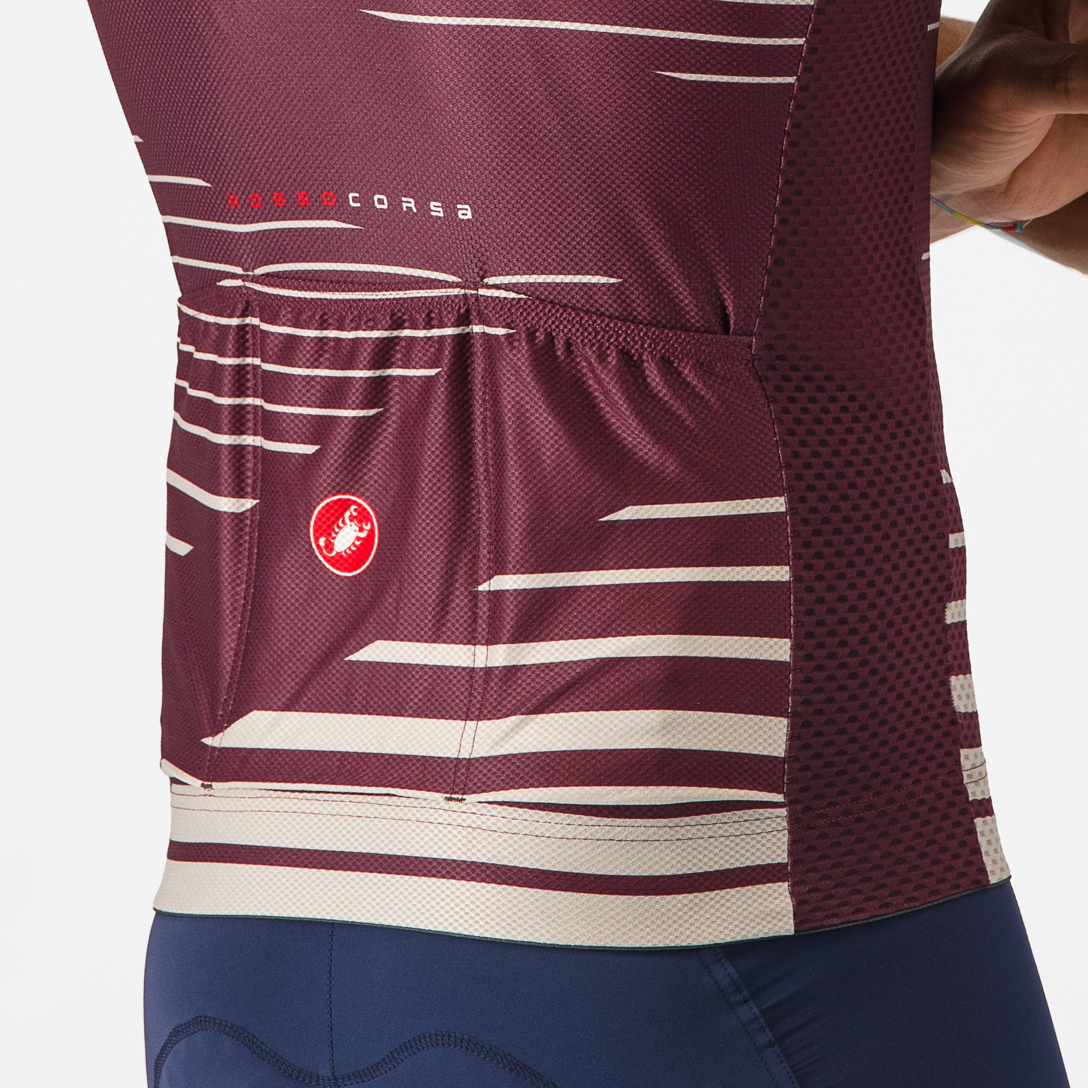Climber's 4.0 jersey - deep bordeaux/silver moon - castelli