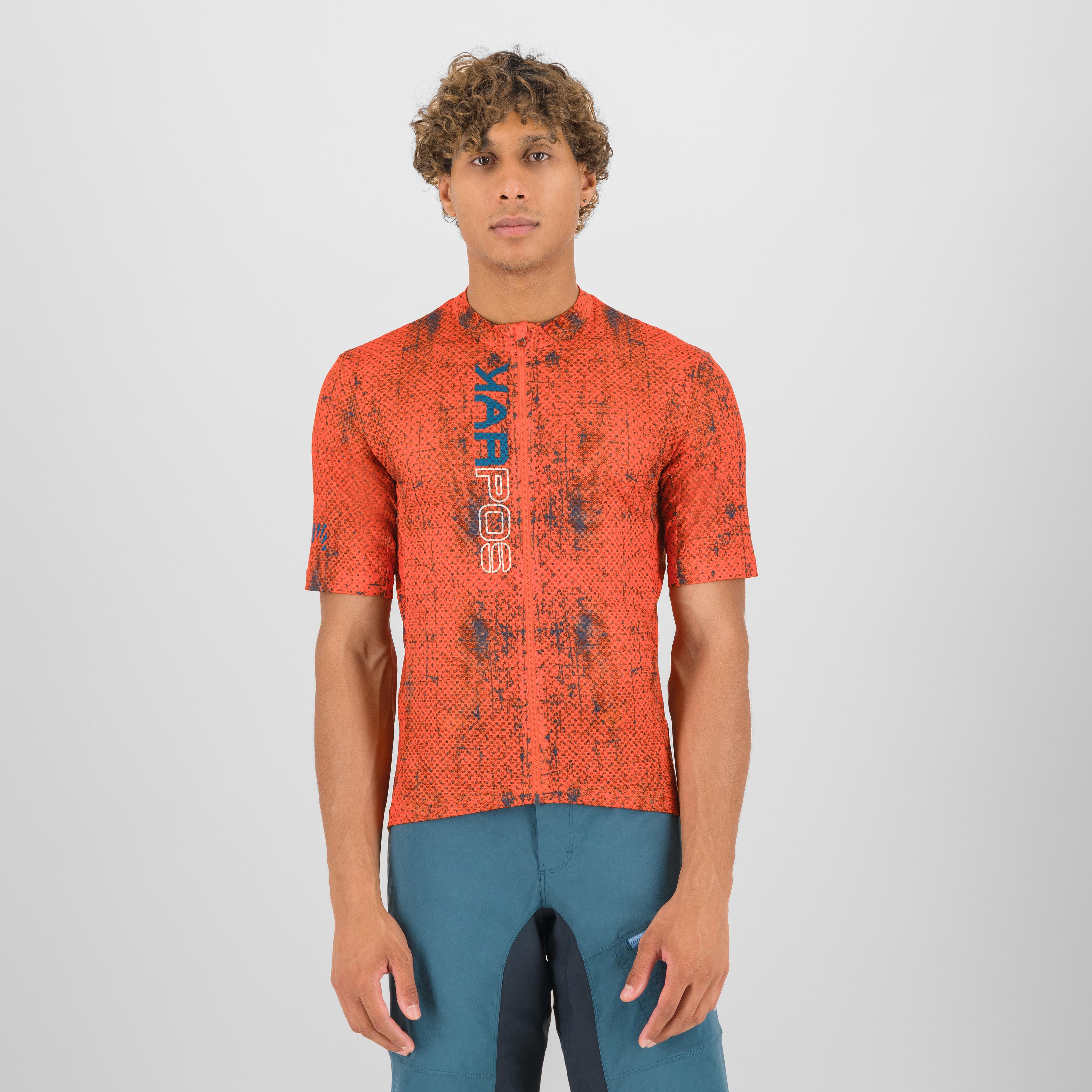 Val viola jersey - tangerine tango/moroccan blue - karpos