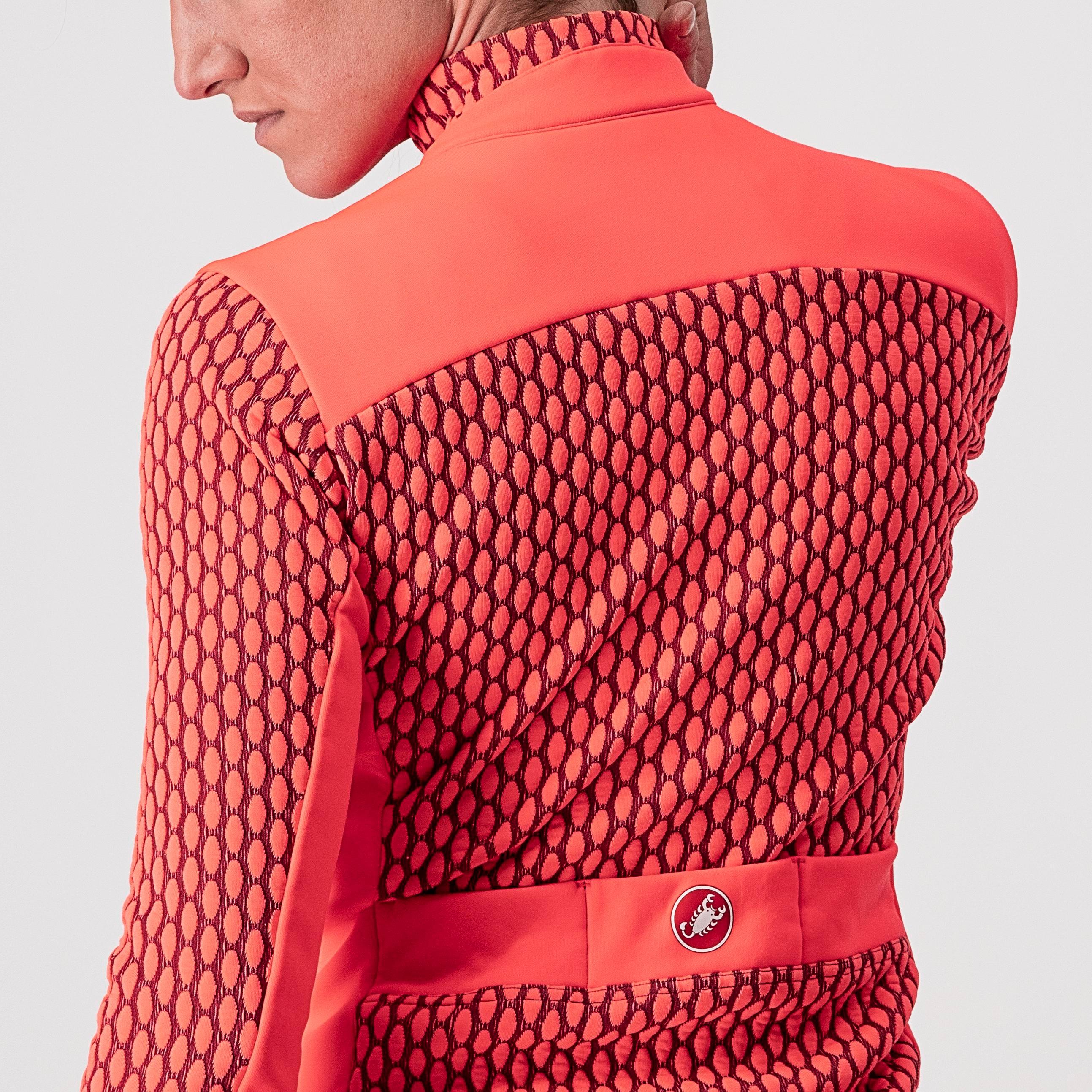 Sfida 2 jersey fz - brilliant pink/bordeaux - castelli