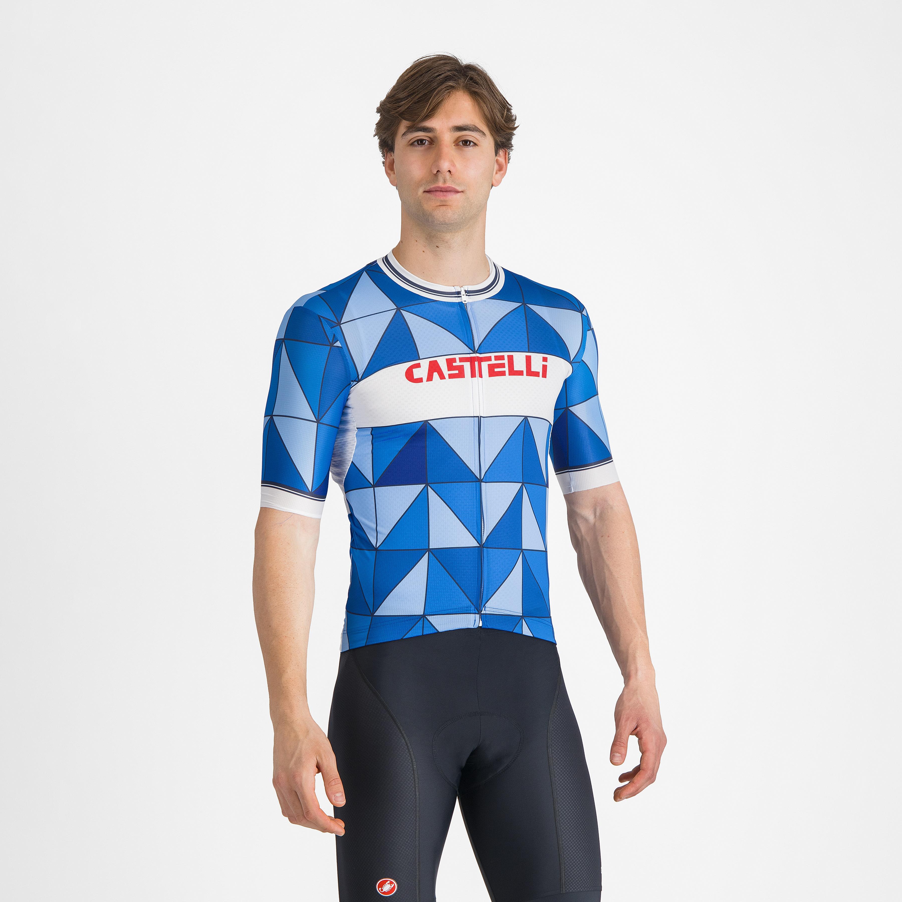 Heritage jersey - azzurro italia - castelli