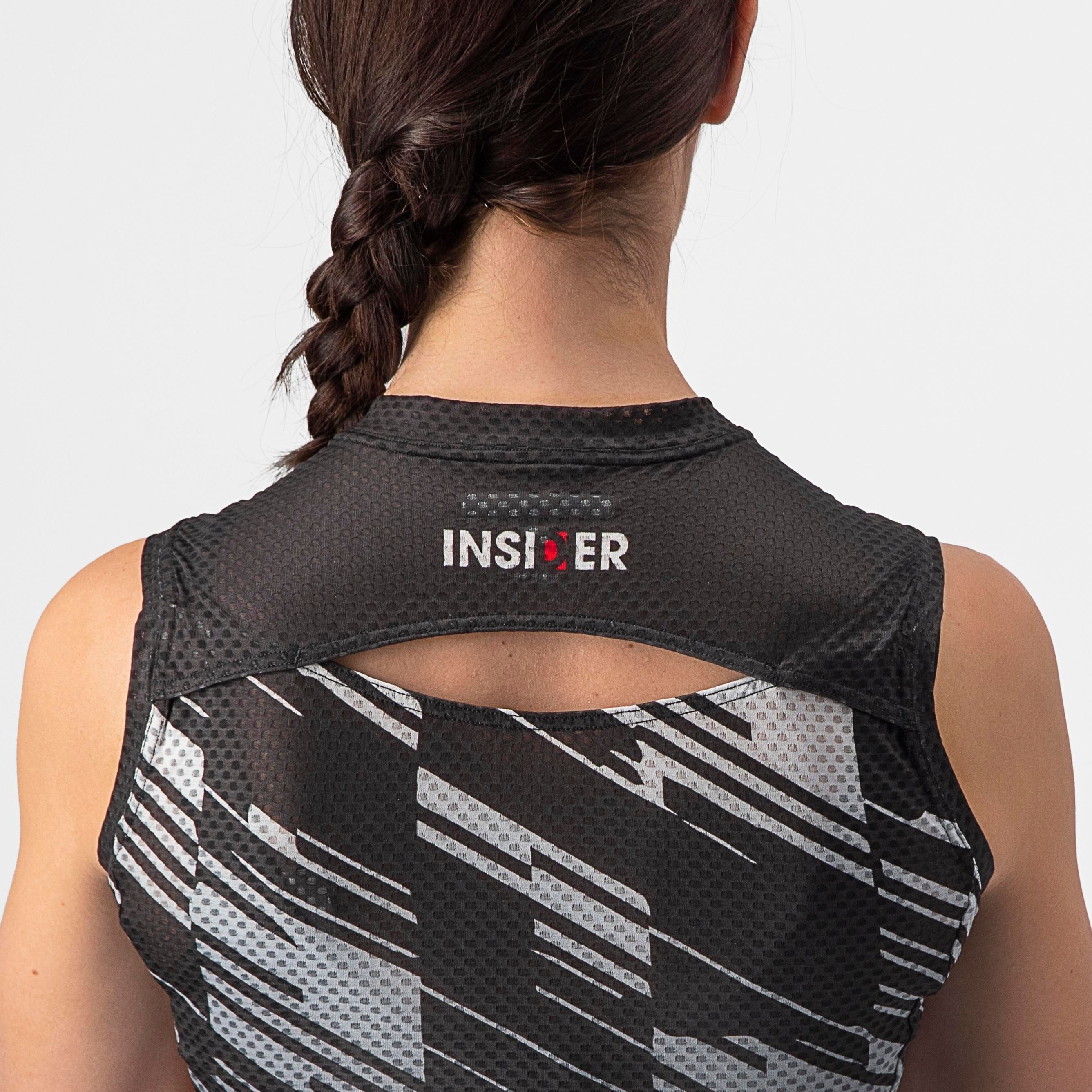 Insider w sleeveless - black - castelli