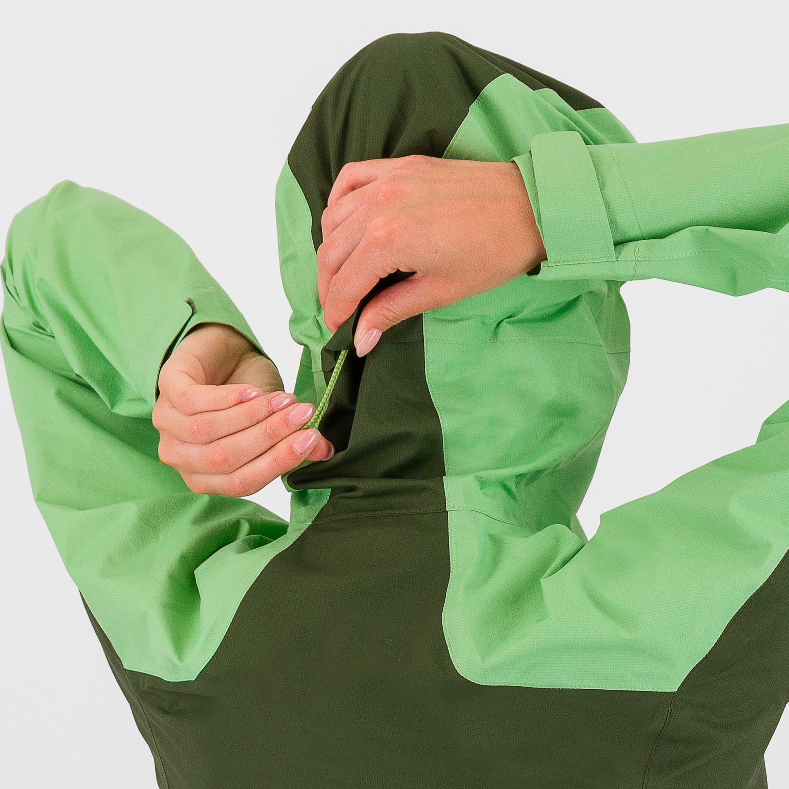 Lot rain w jacket - arcadian/rifle green - karpos
