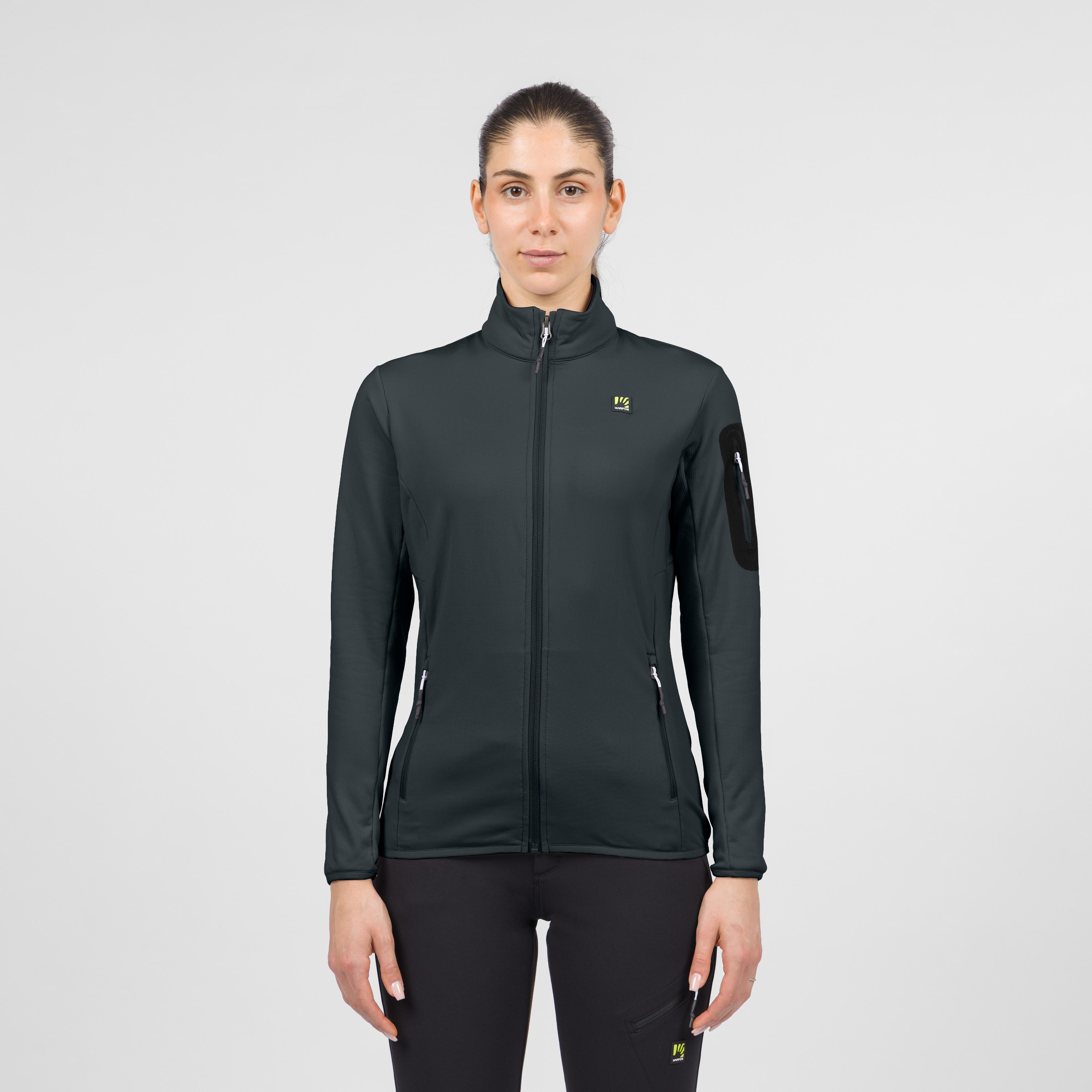 Bigontina w full zip fleece - woodl.gray - karpos