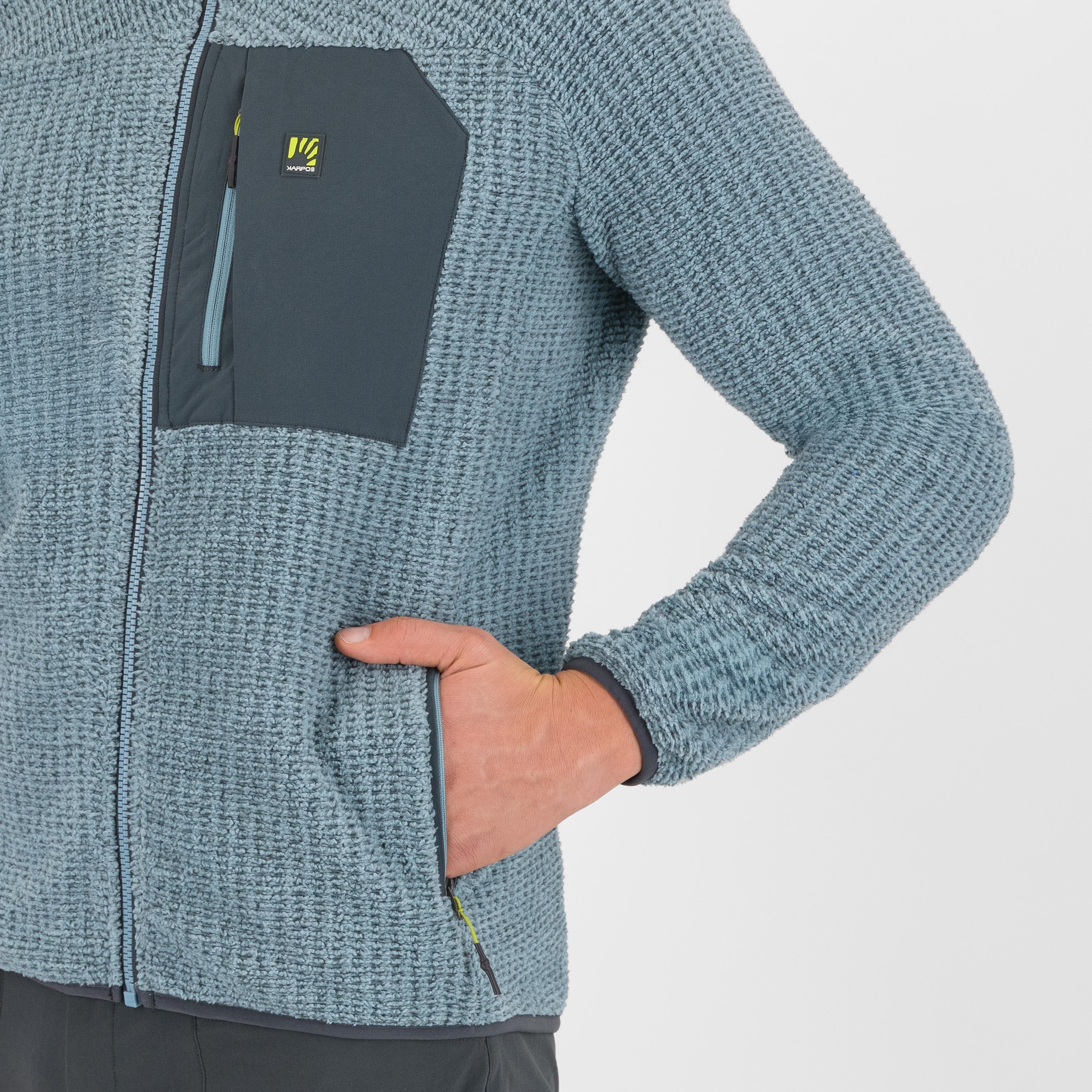 Rocchetta evo fleece - smoke blue/woodl.gray - karpos