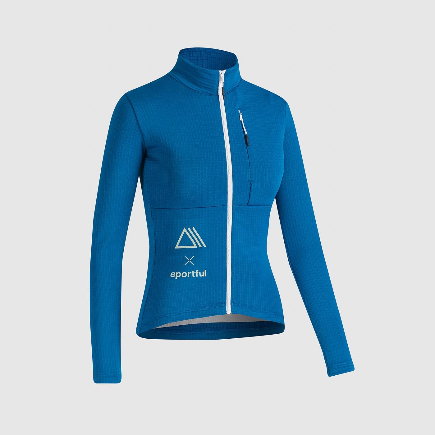 Polartec® x sportful power w jersey - adriatic blue - sportful