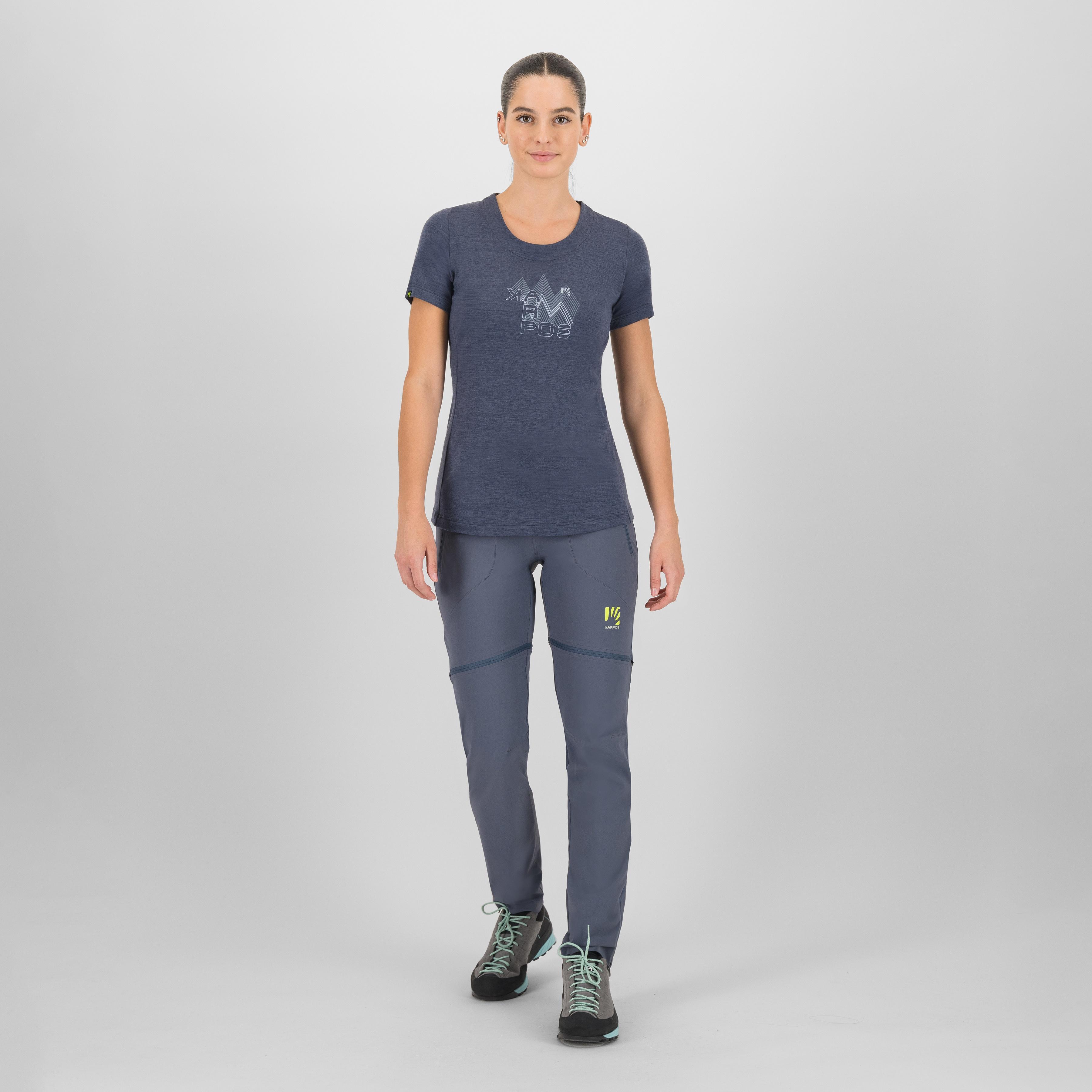 Gusela merino w t-shirt - ombre blue - karpos