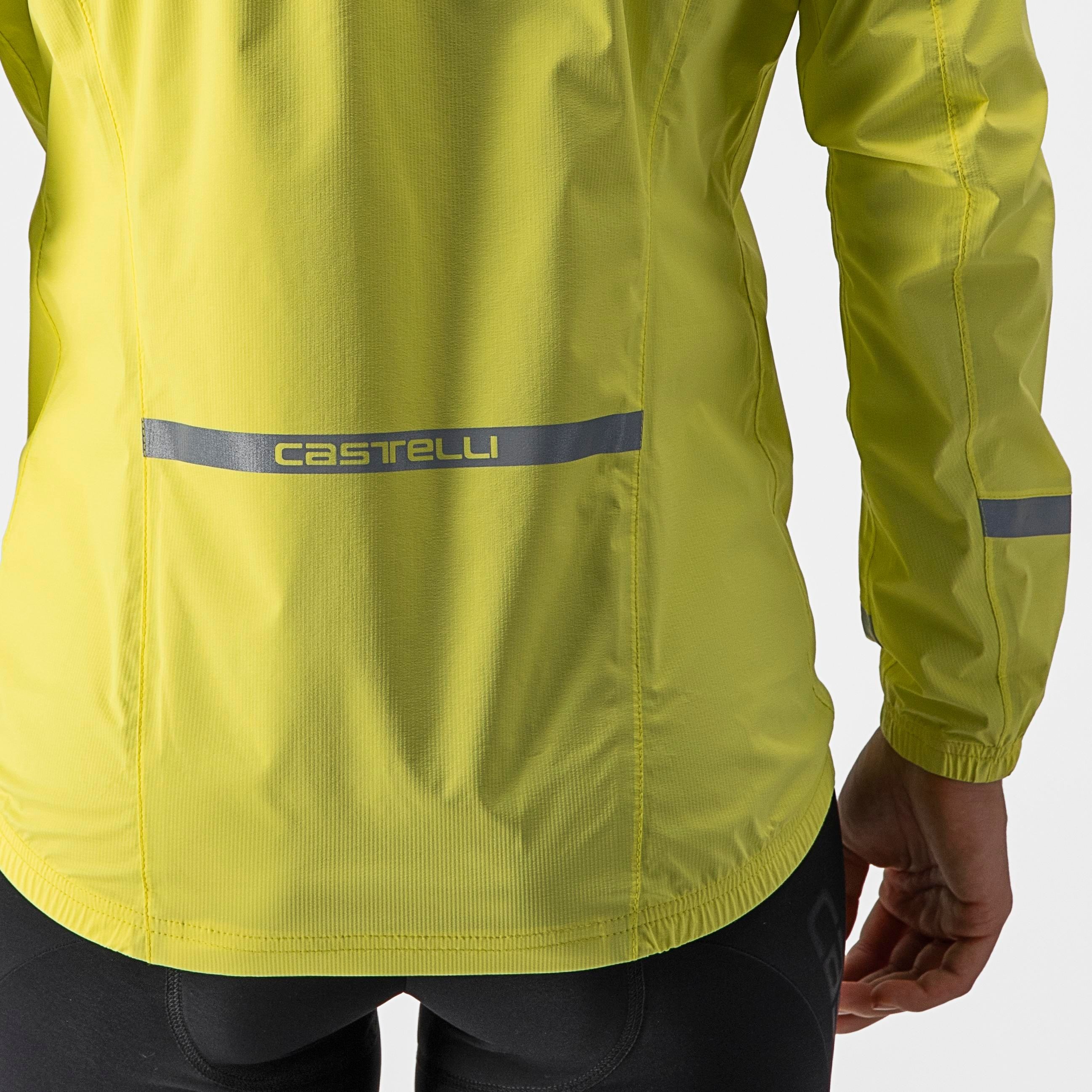 Emergency 2 w rain jacket - brilliant yellow - castelli