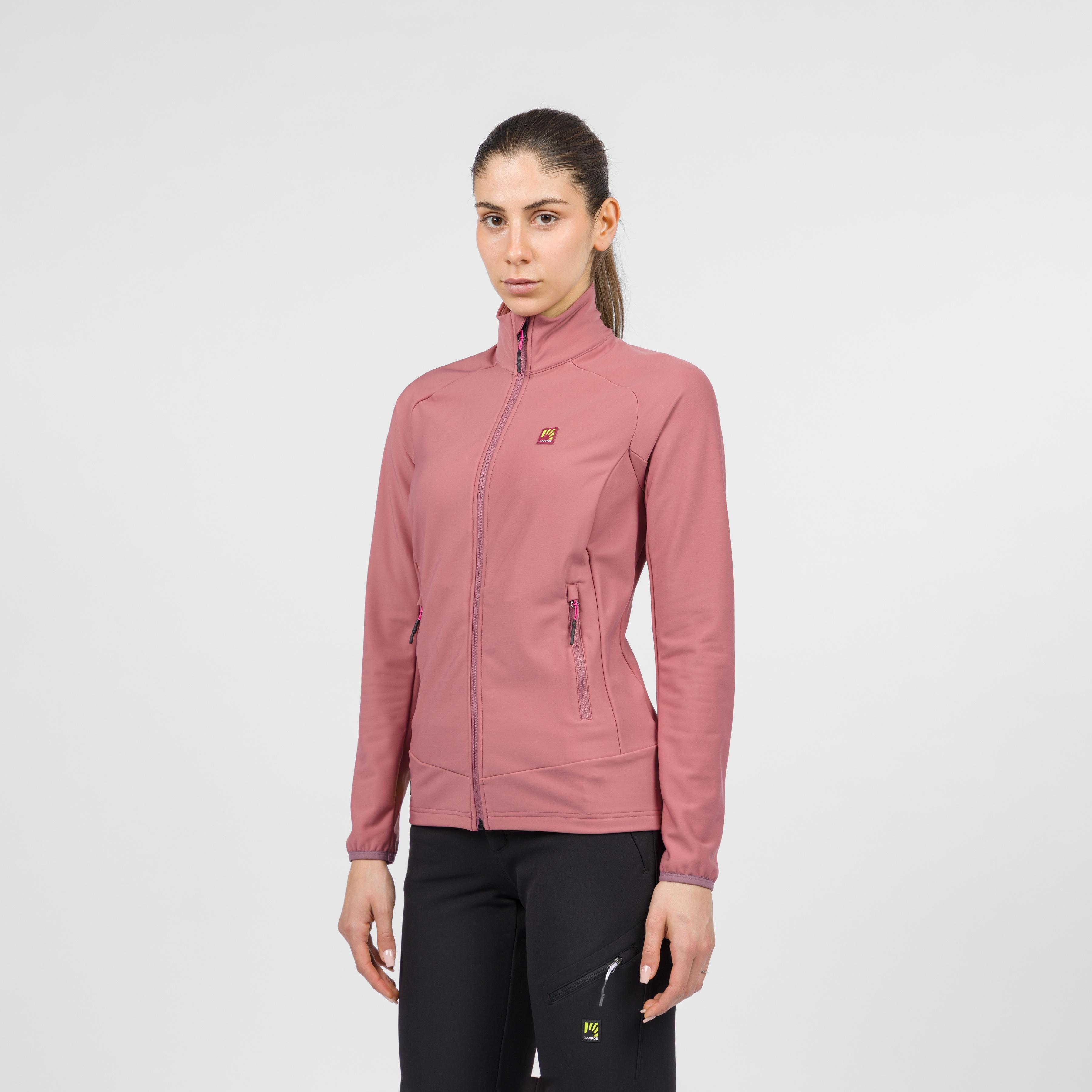 Santino w full zip fleece - deco rose - karpos