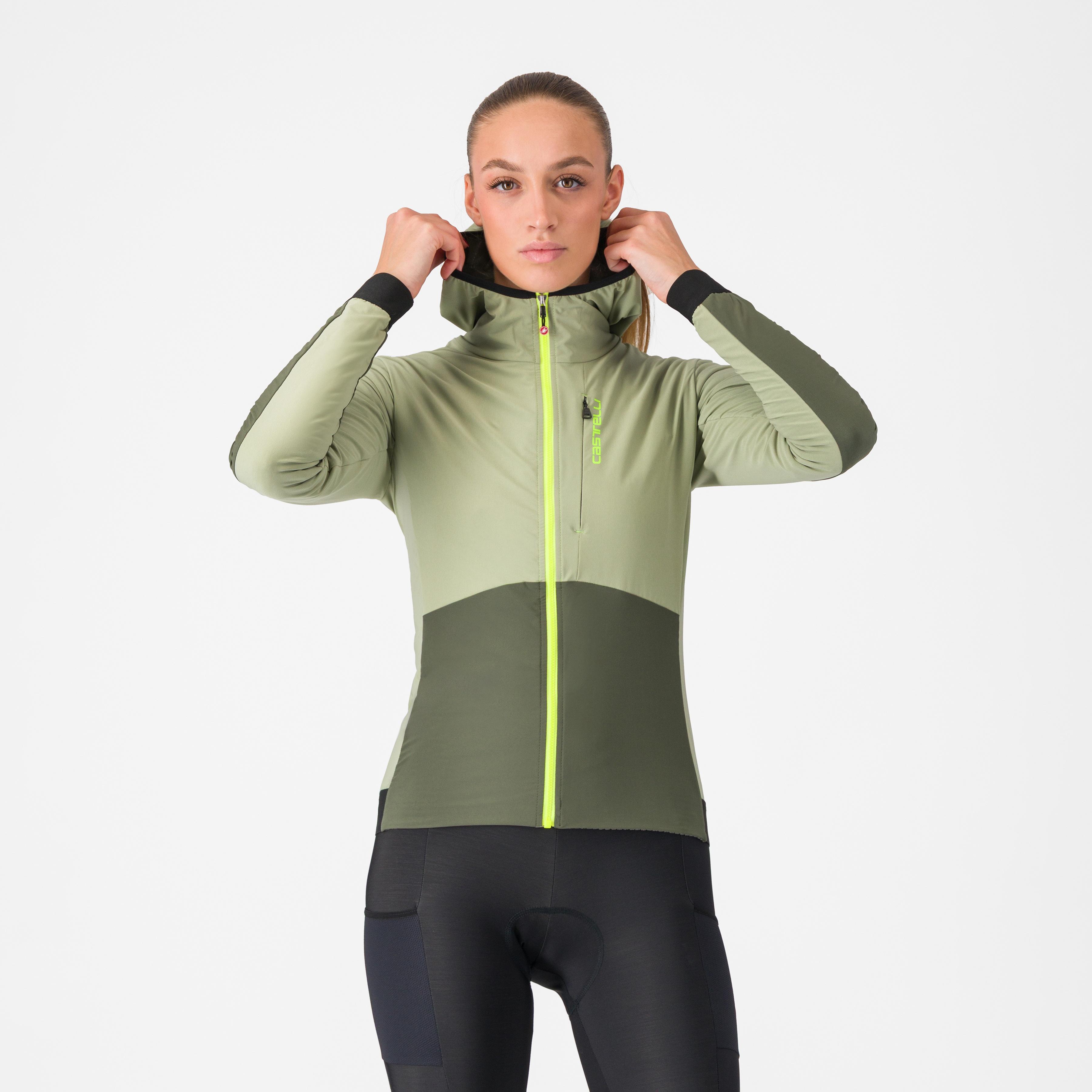Fly unltd w jacket - green tea/ deep depths - castelli