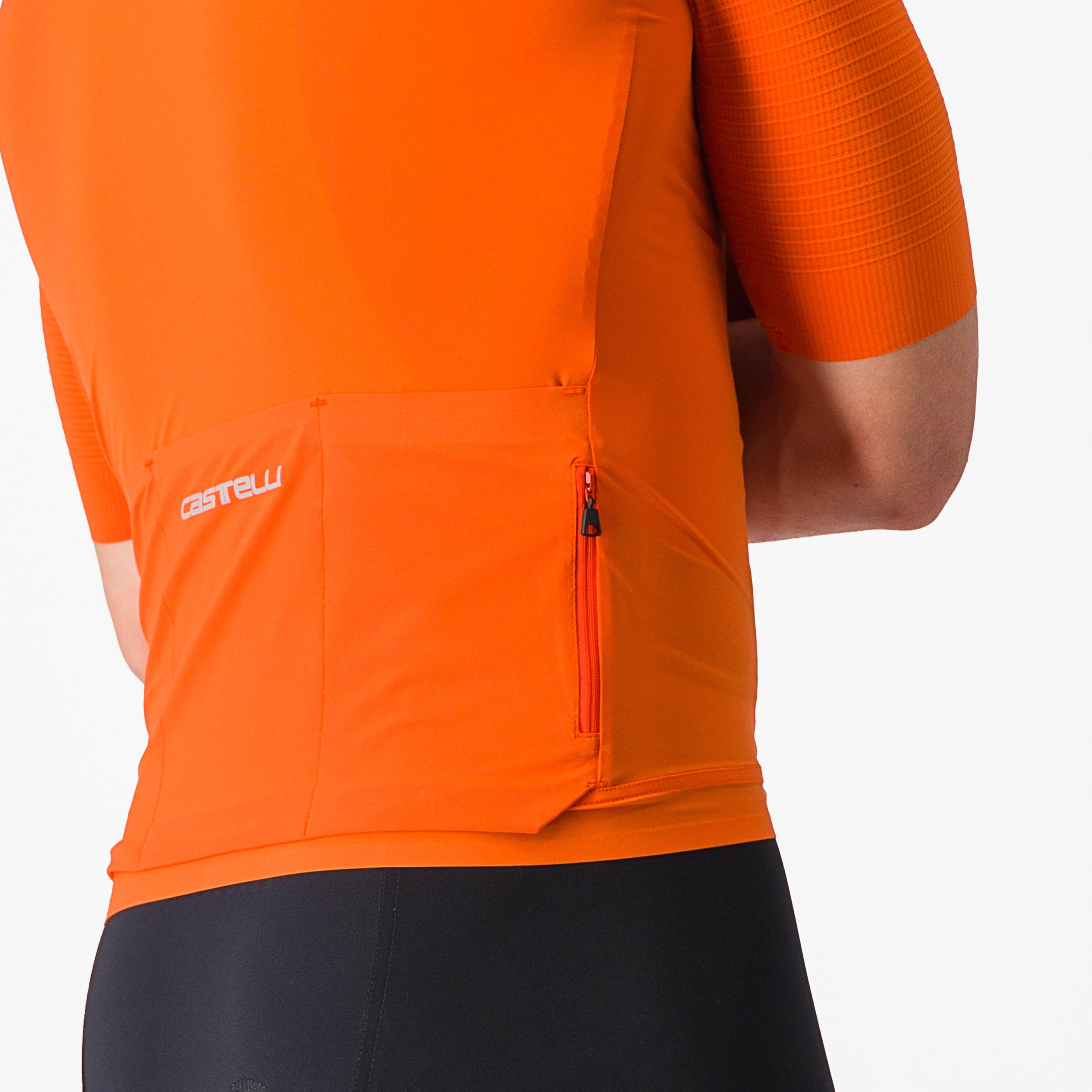Premio black jersey - orange rust - castelli
