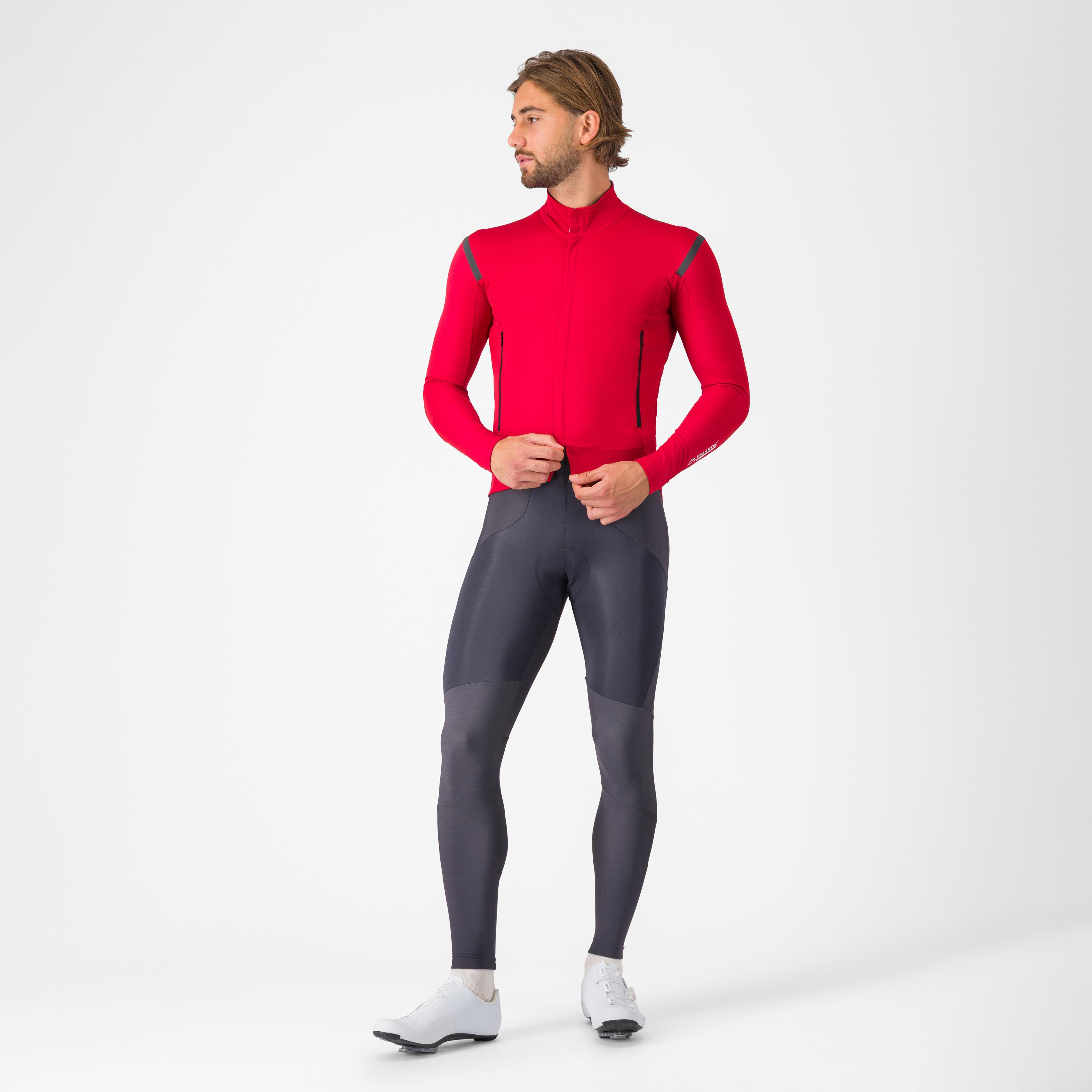 Perfetto ros 3 jacket - rich red/black reflex - castelli