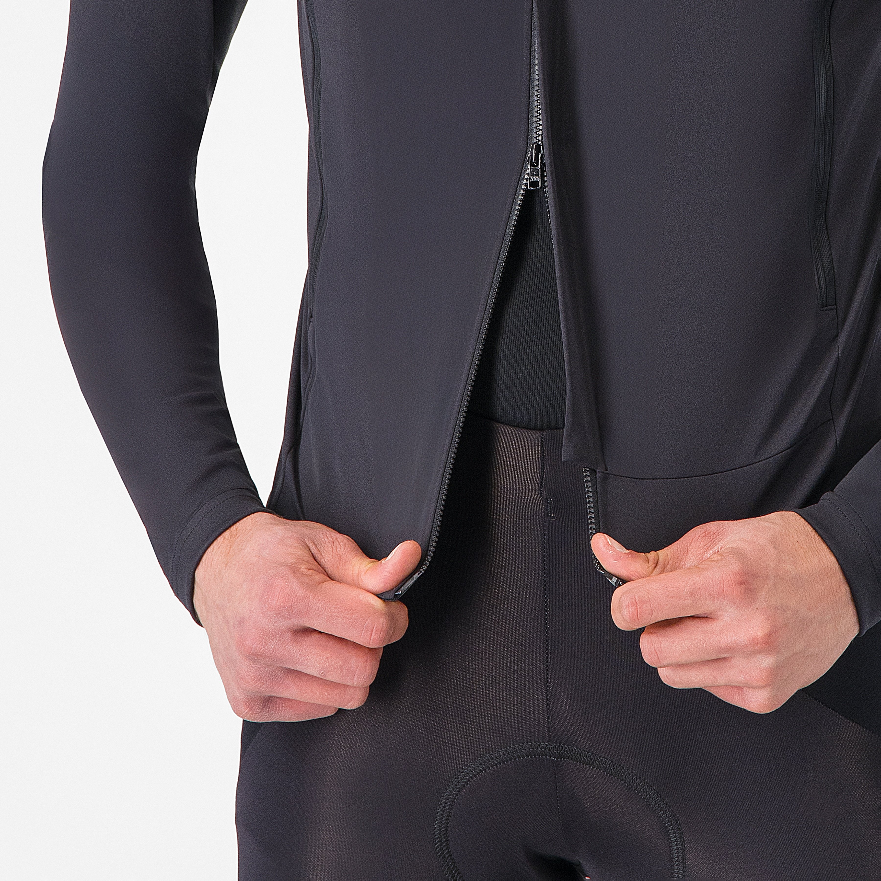 Perfetto ros 3 jacket - light black/silver reflex - castelli