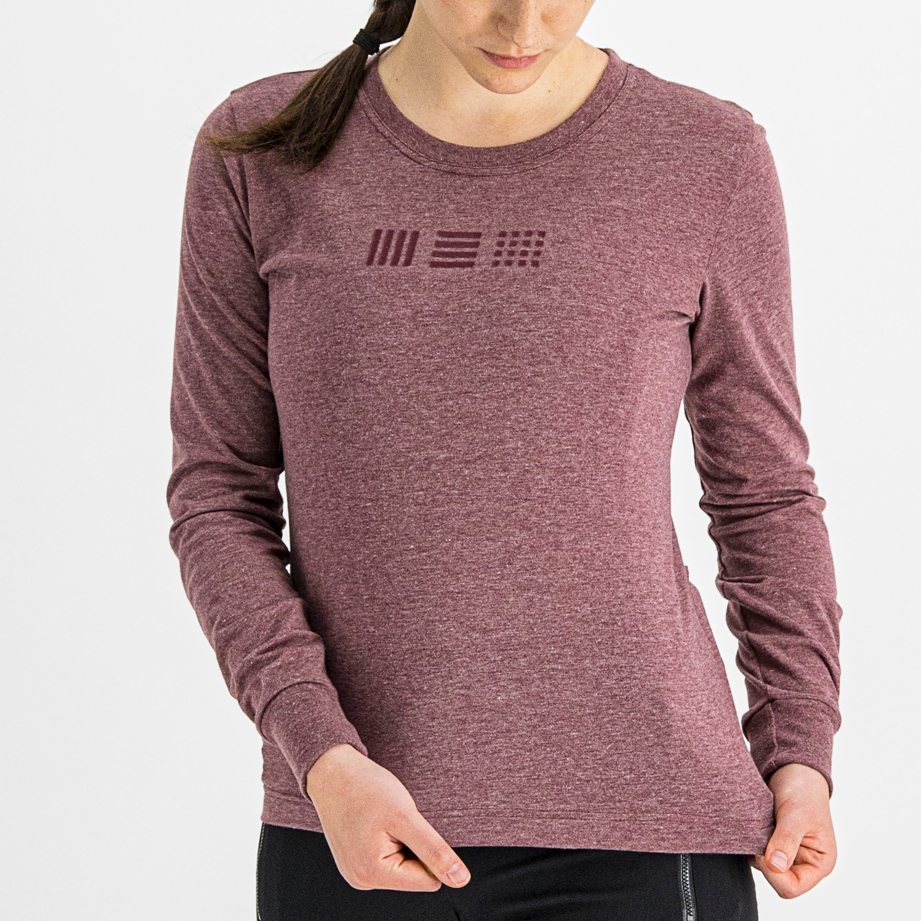Giara w tee long sleeve - red wine - sportful