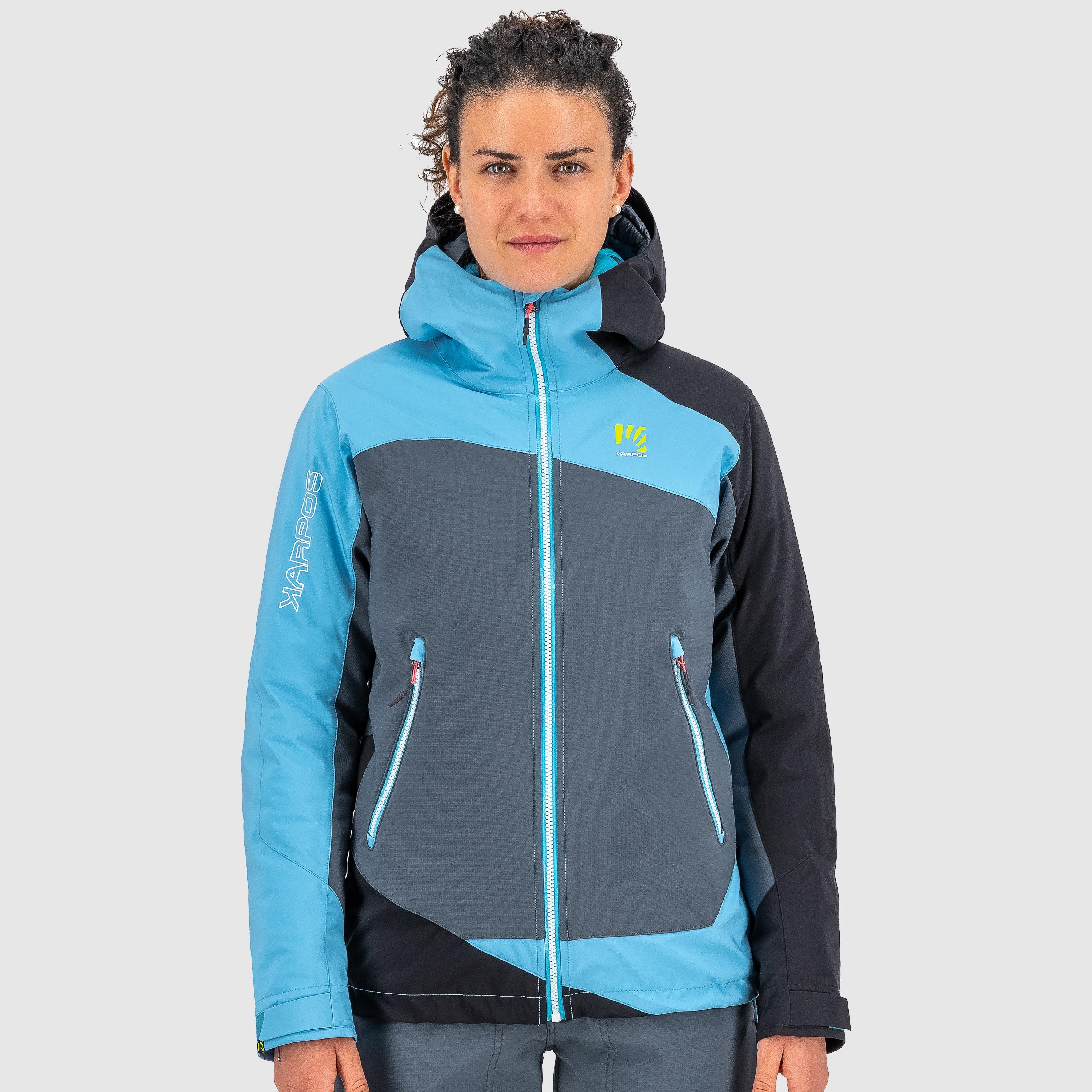 Marmolada w jacket - dark slate/blue atoll/black - karpos