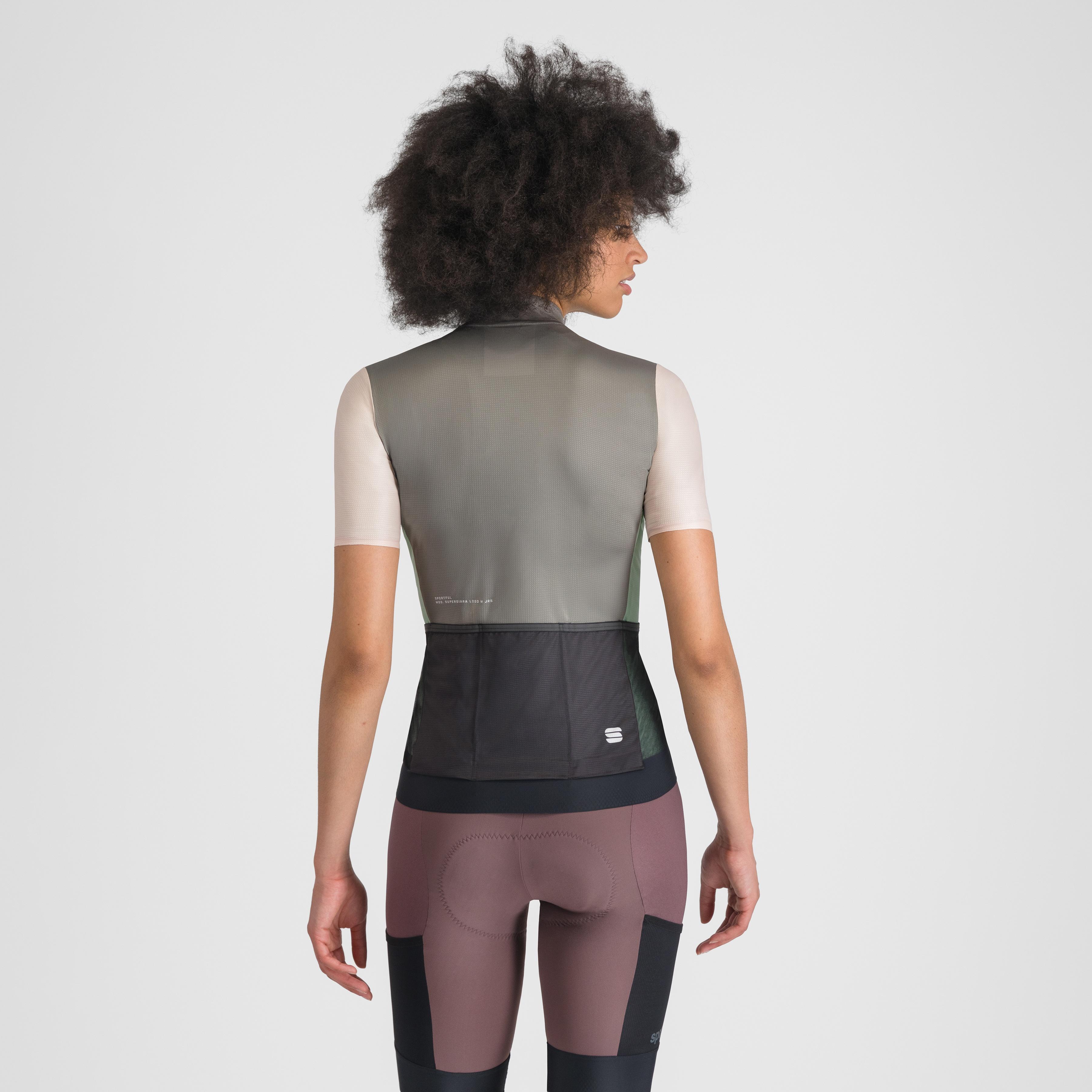 Supergiara logo w jersey - gun metal/pink - sportful