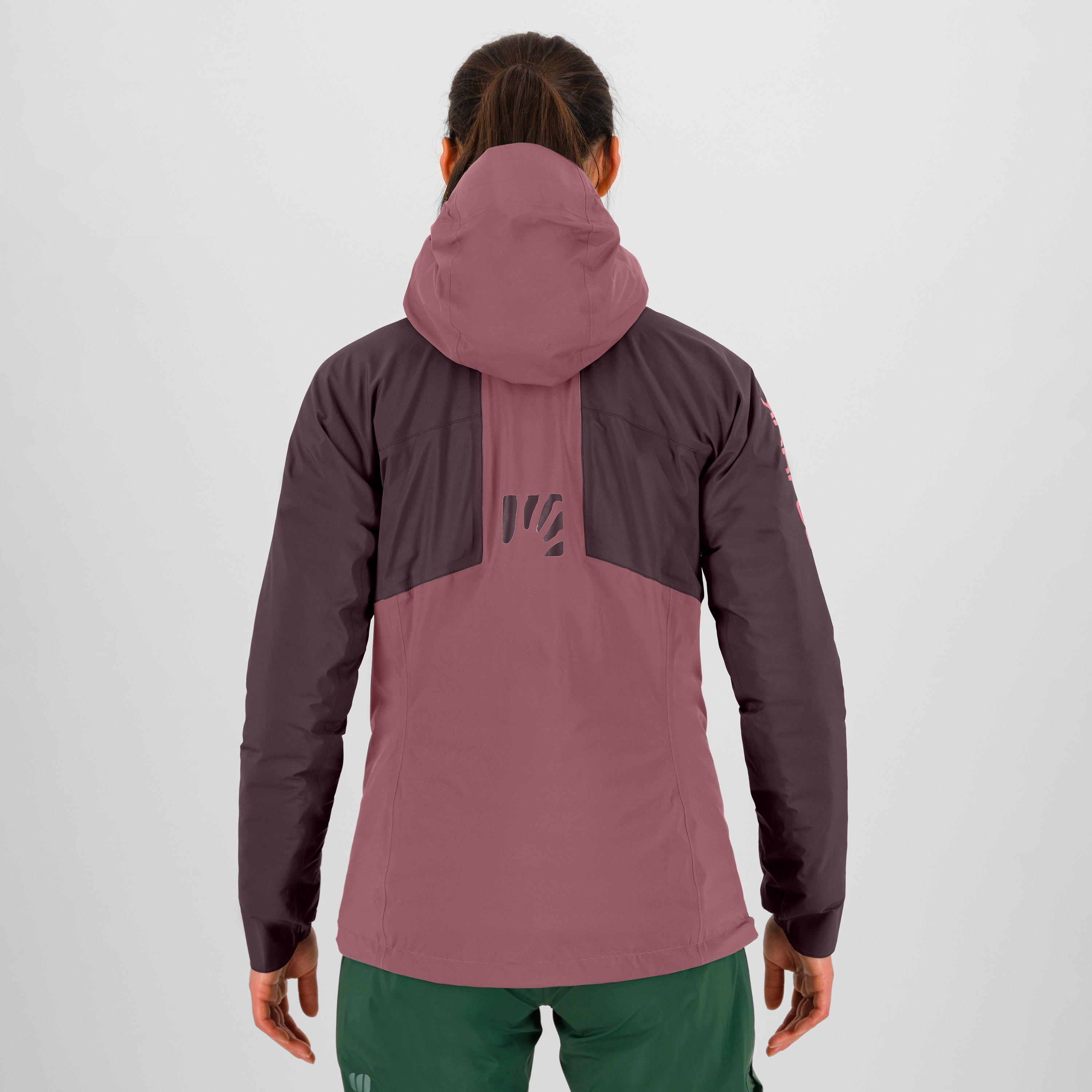 Valsesia shell w jacket - deco rose/huckleberry - karpos