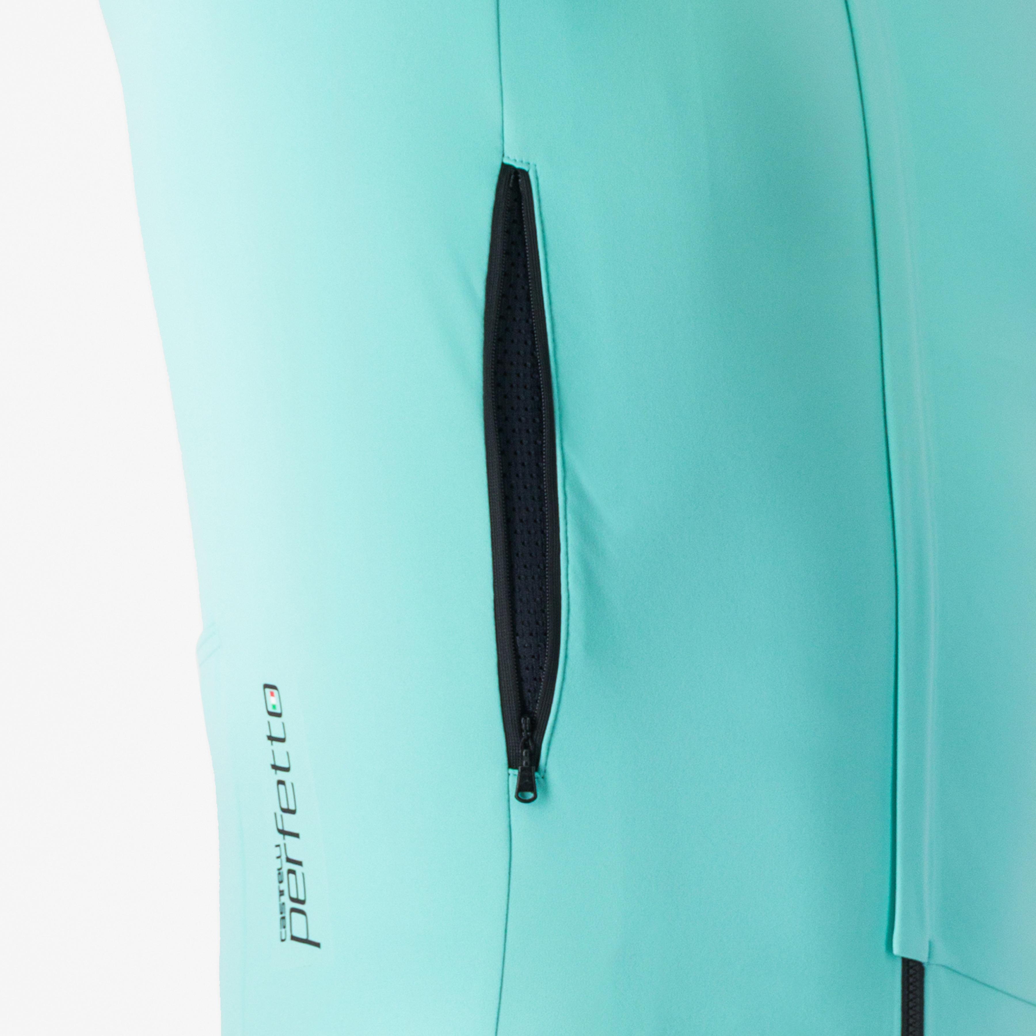 Perfetto ros 3 jacket - pool blue/black reflex - castelli