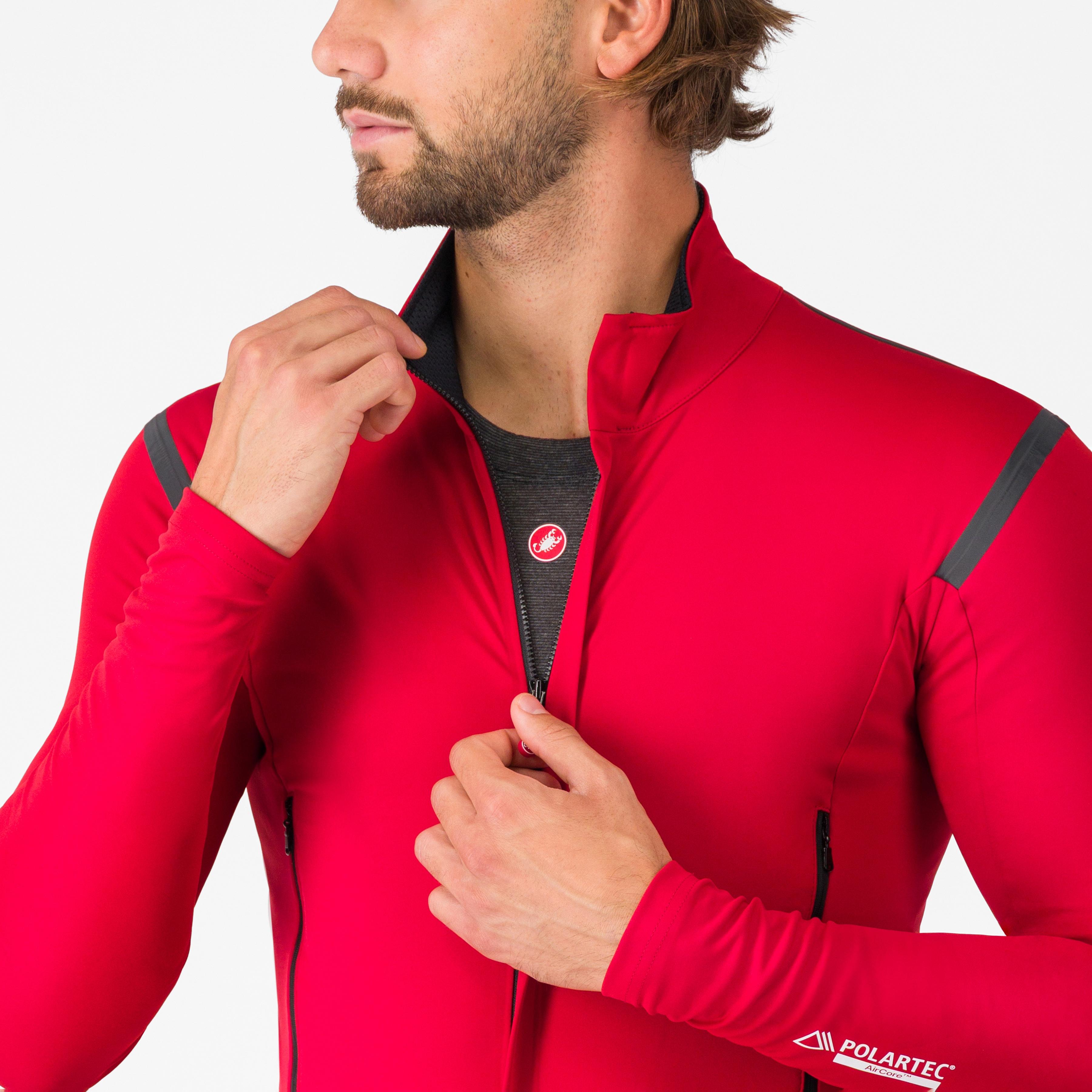 Perfetto ros 3 jacket - rich red/black reflex - castelli