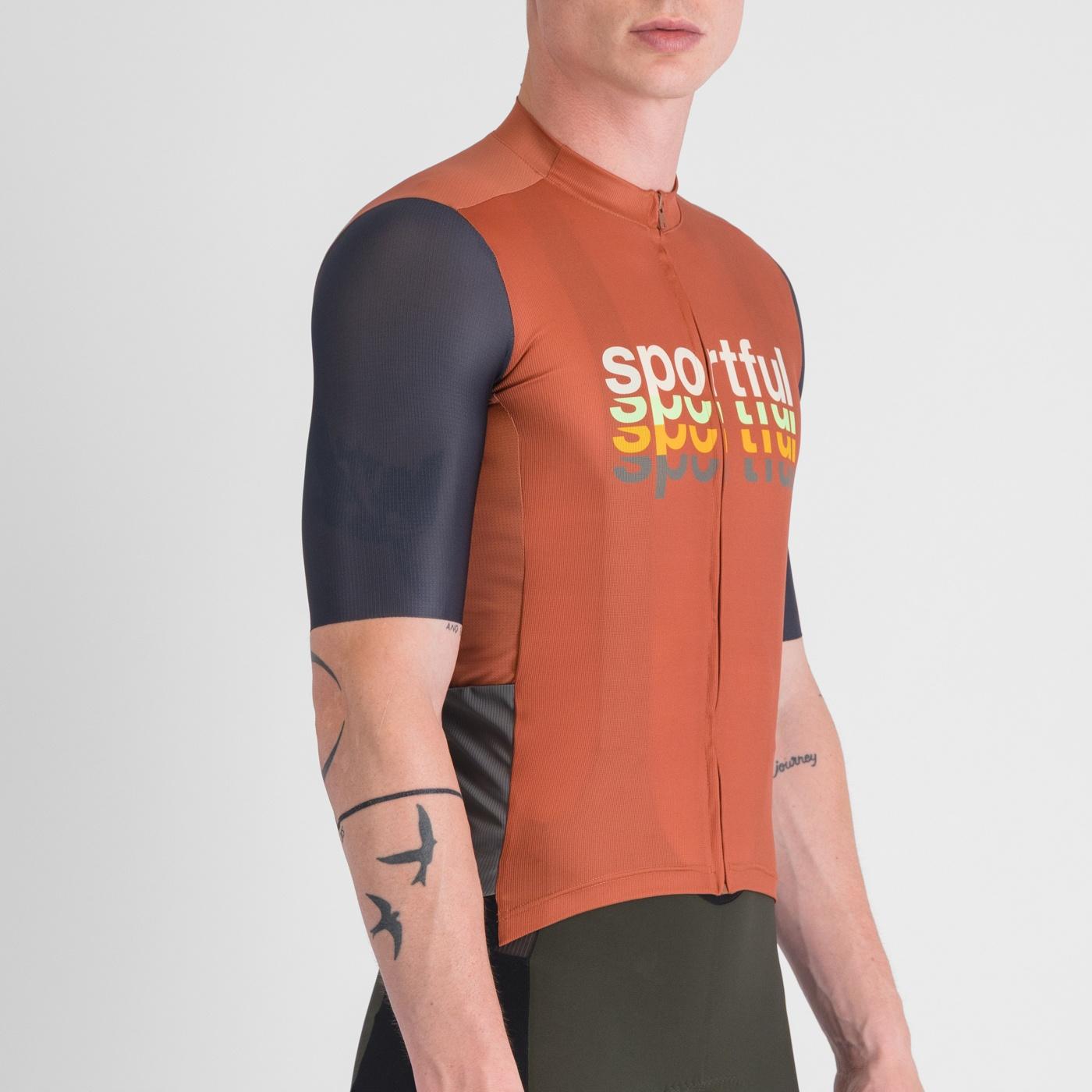 Supergiara 2 logo jersey - sienna glow - sportful