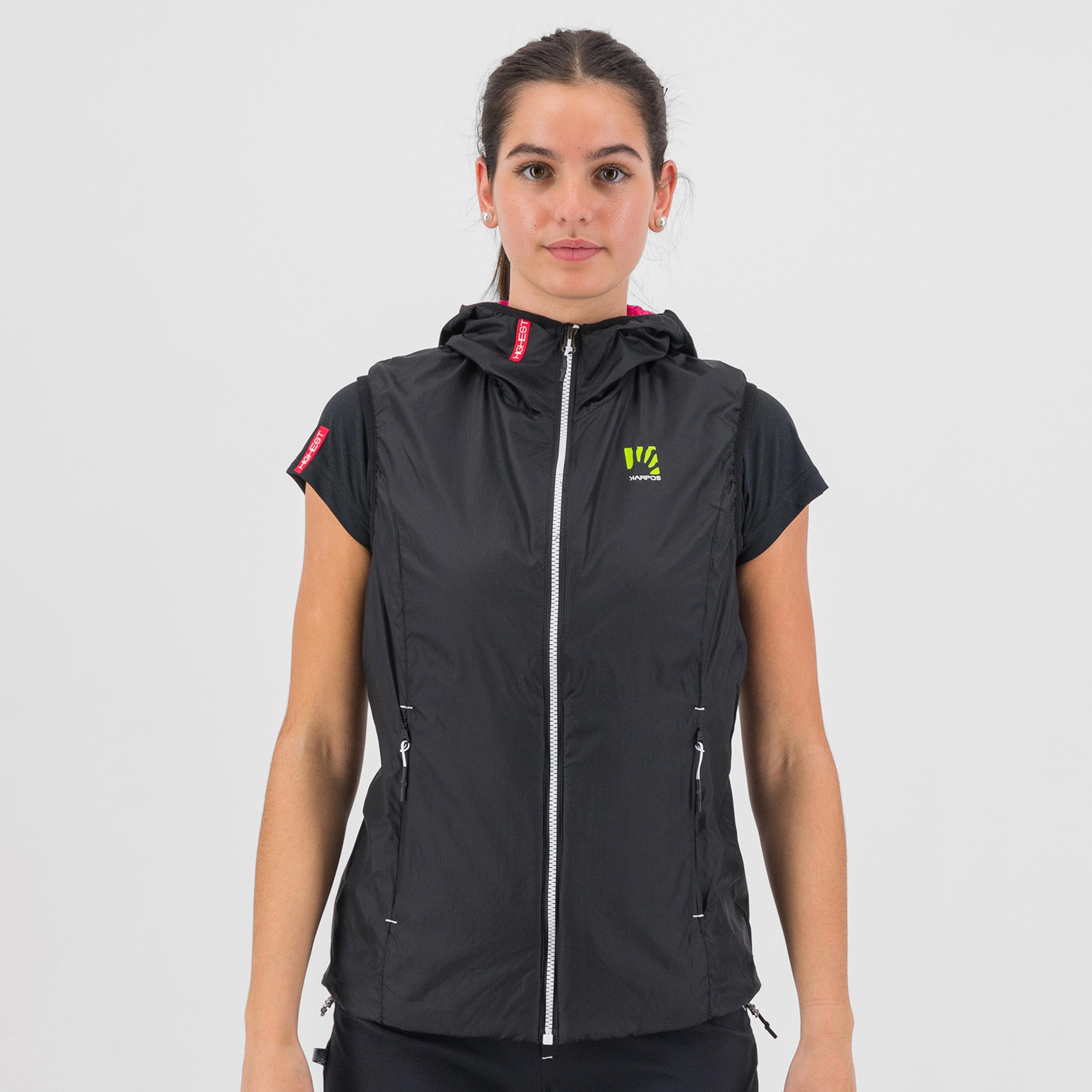 K-performance hybrid w vest - black/white - karpos