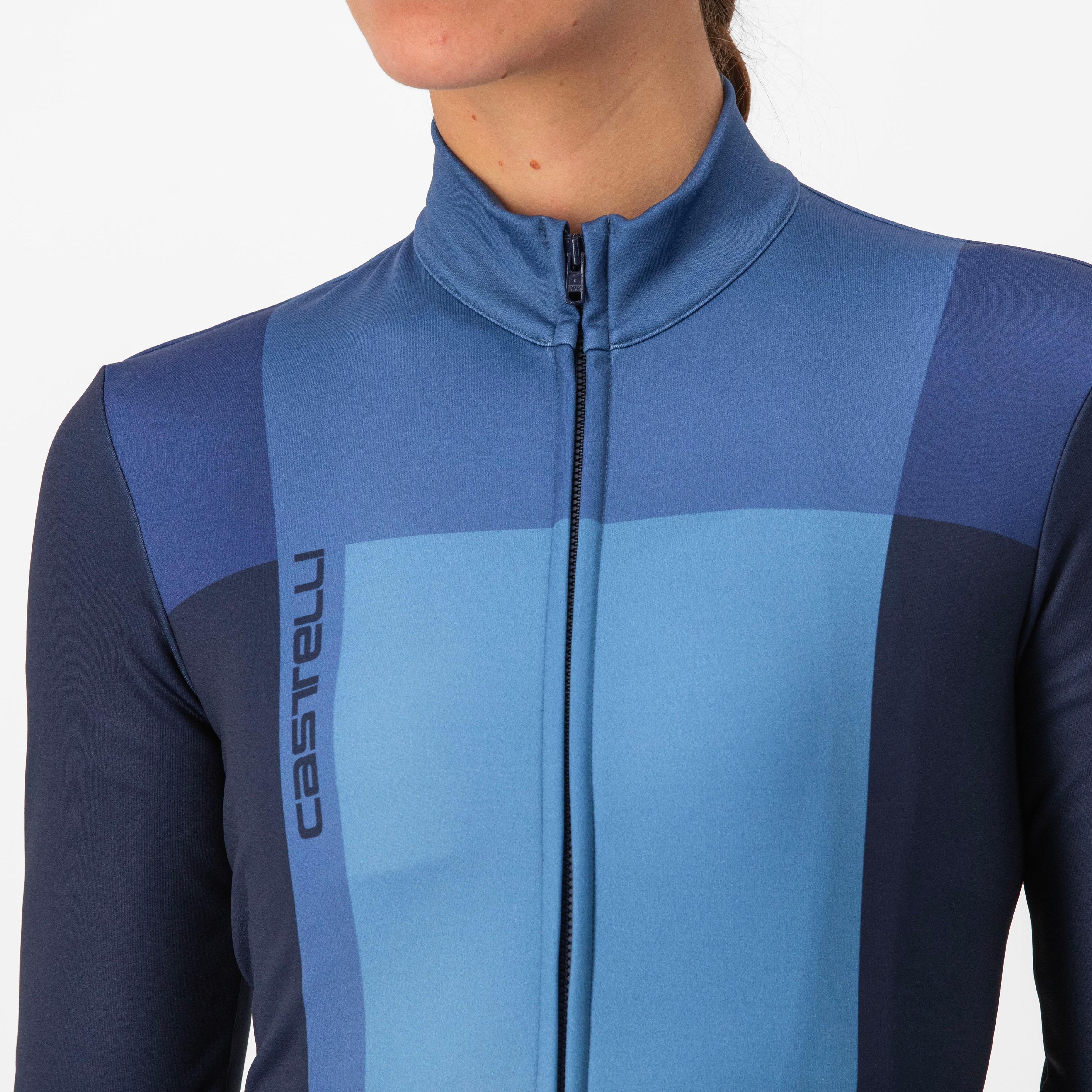 Unlimited w thermal jersey - austin blue/icy blue - castelli