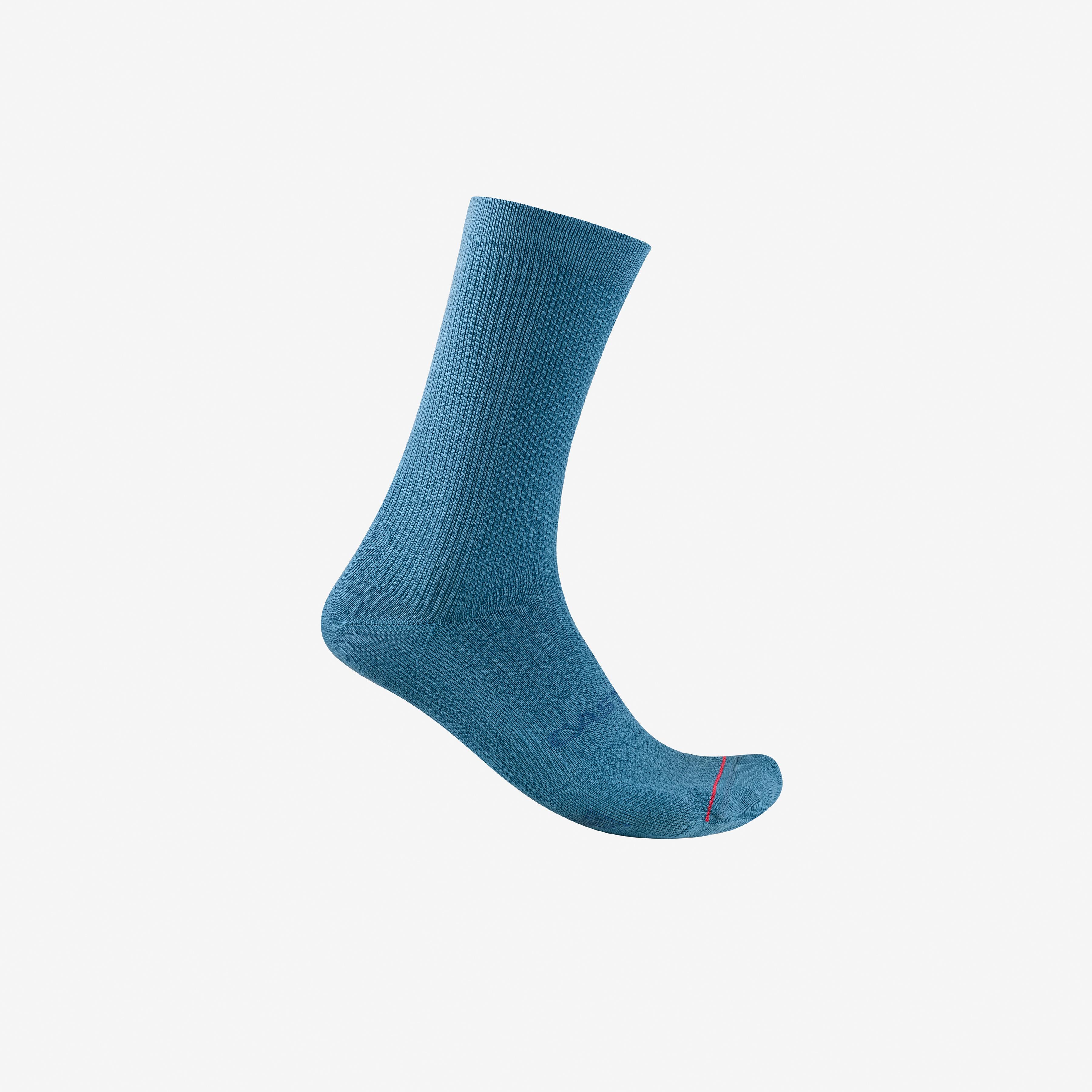 Espresso 18 sock - metallic blue - castelli