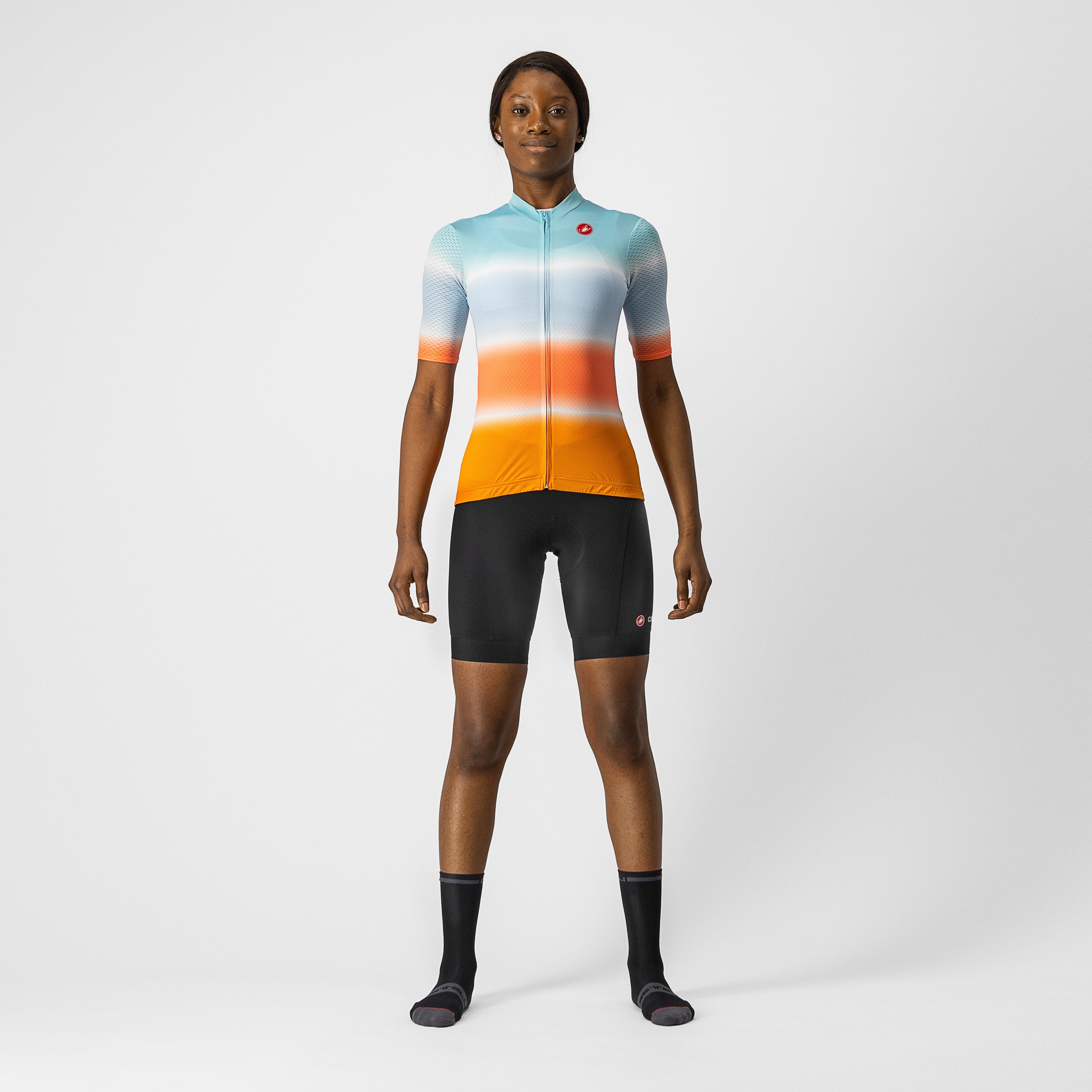 Dolce jersey - skylight/pop orange - castelli