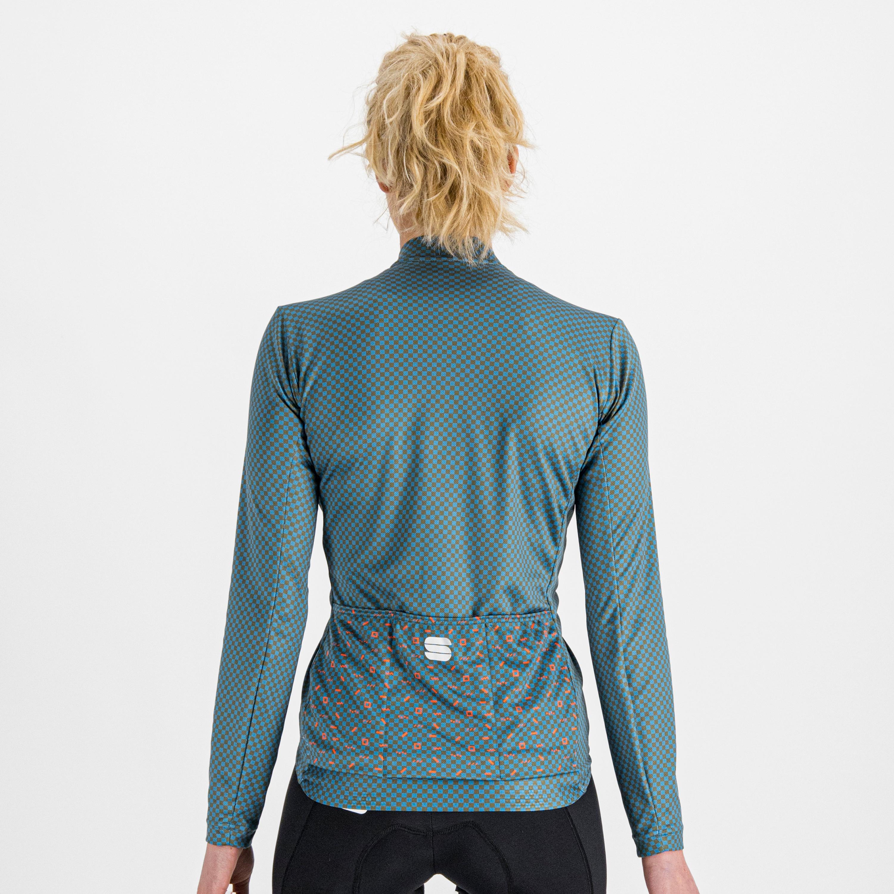 Checkmate w thermal jersey - berry blue beetle pompelmo - sportful