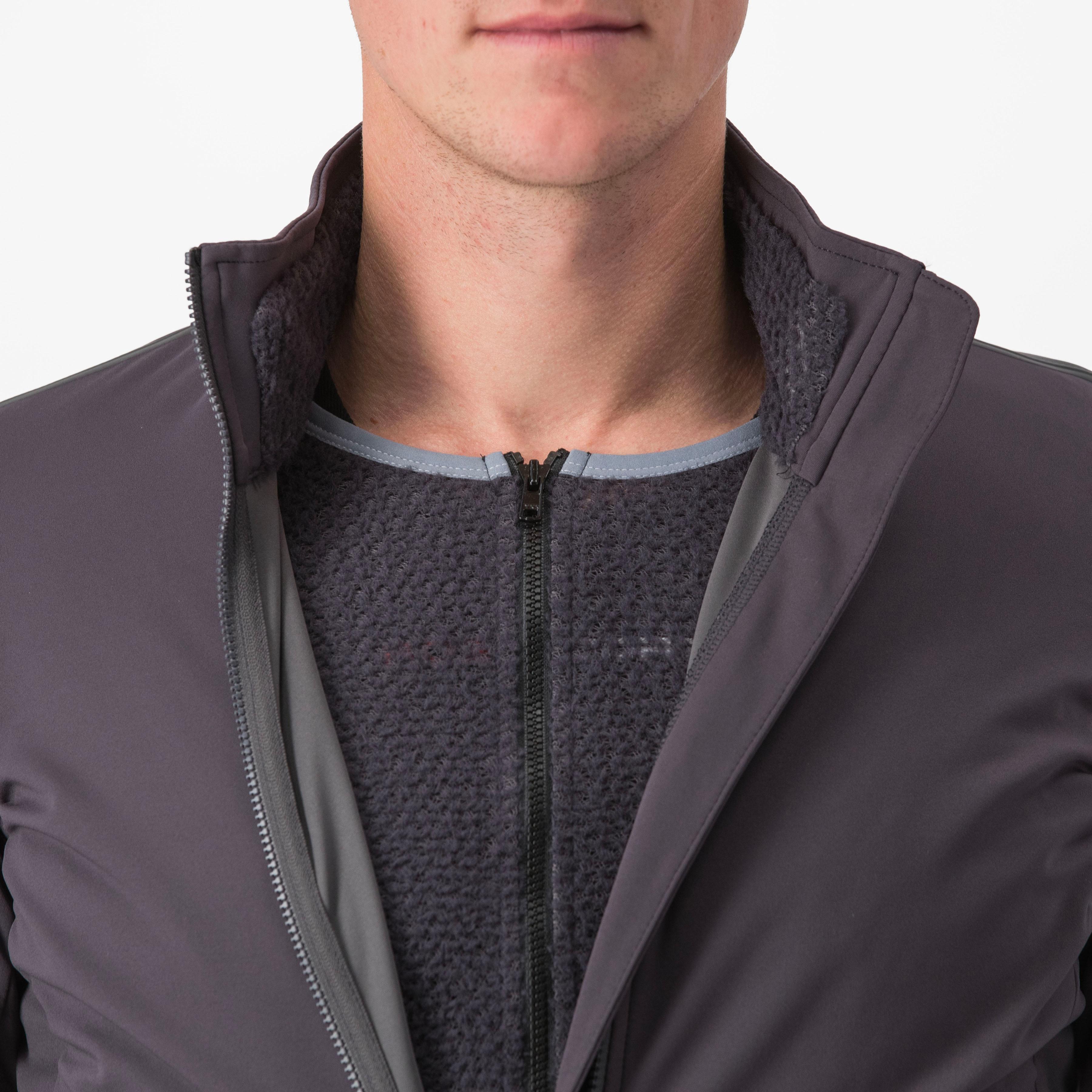 Alpha ultimate insulated jacket - dark gray/black-dark gray - castelli